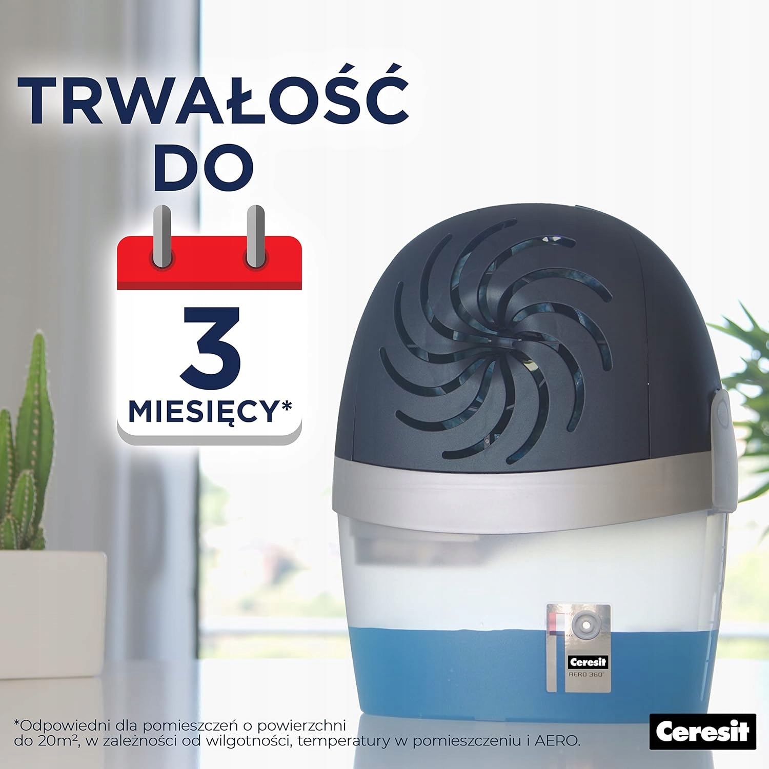 Ceresit Pochłaniacz Wilgoci AERO 360 Osuszacz Powietrza Biały