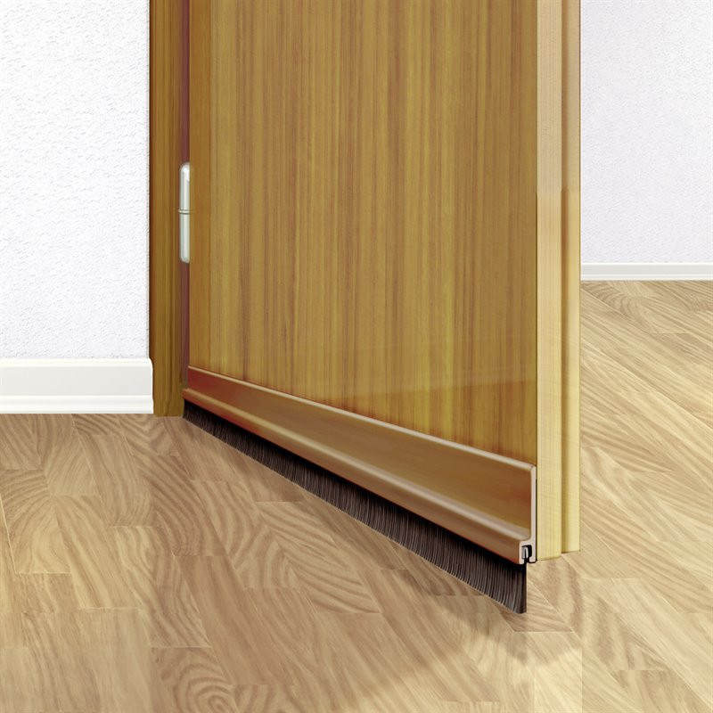 Uszczelka Samoprzylepna Do Drzwi Tesa Szczotkowa 37 mm x 1 m Brązowa