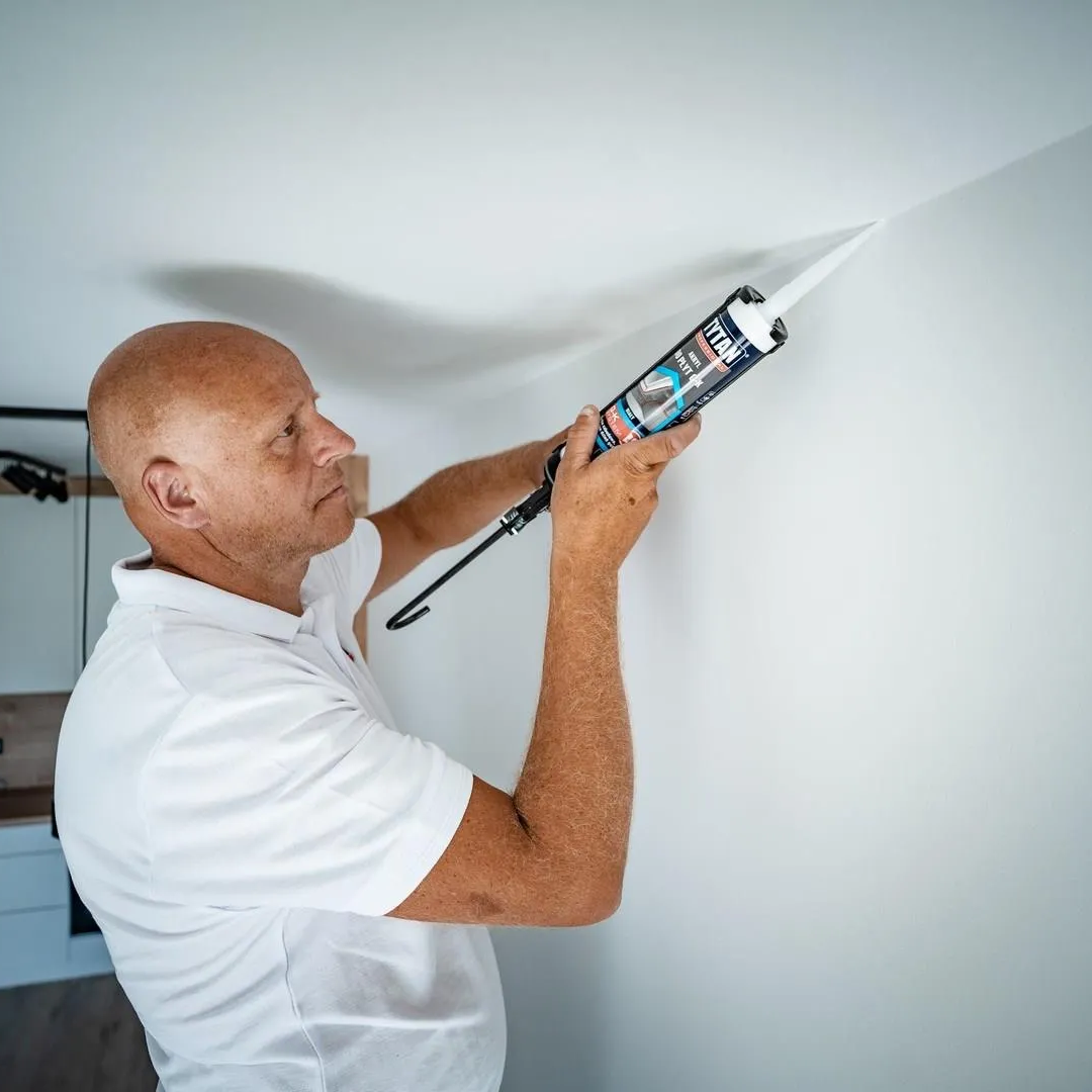 Akryl Do Płyt GK Tytan Uniwersalny Uszczelniacz Akrylowy Biały 280ml