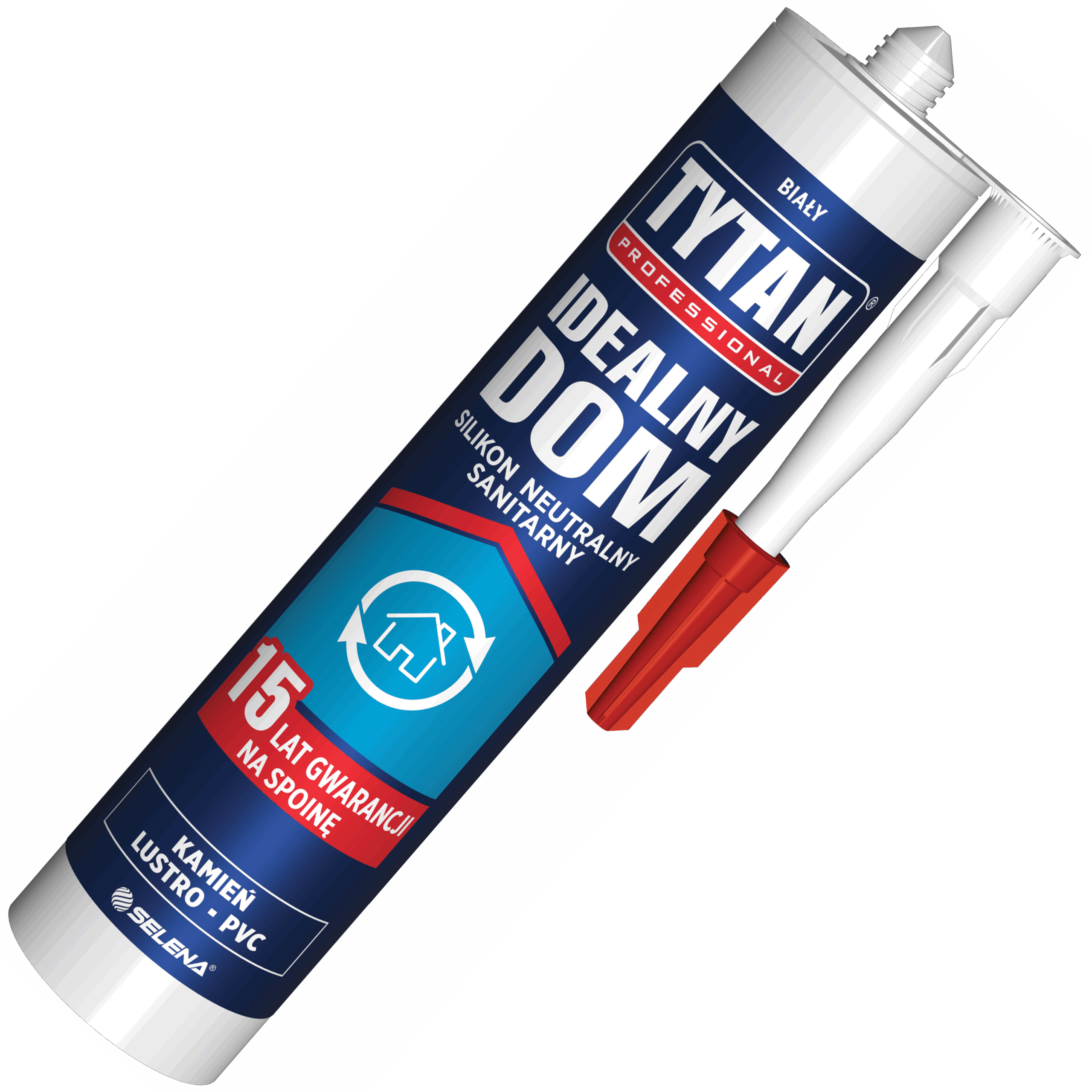 Silikon Sanitarny Tytan Uniwersalny Uszczelniacz Neutralny Biały 280ml