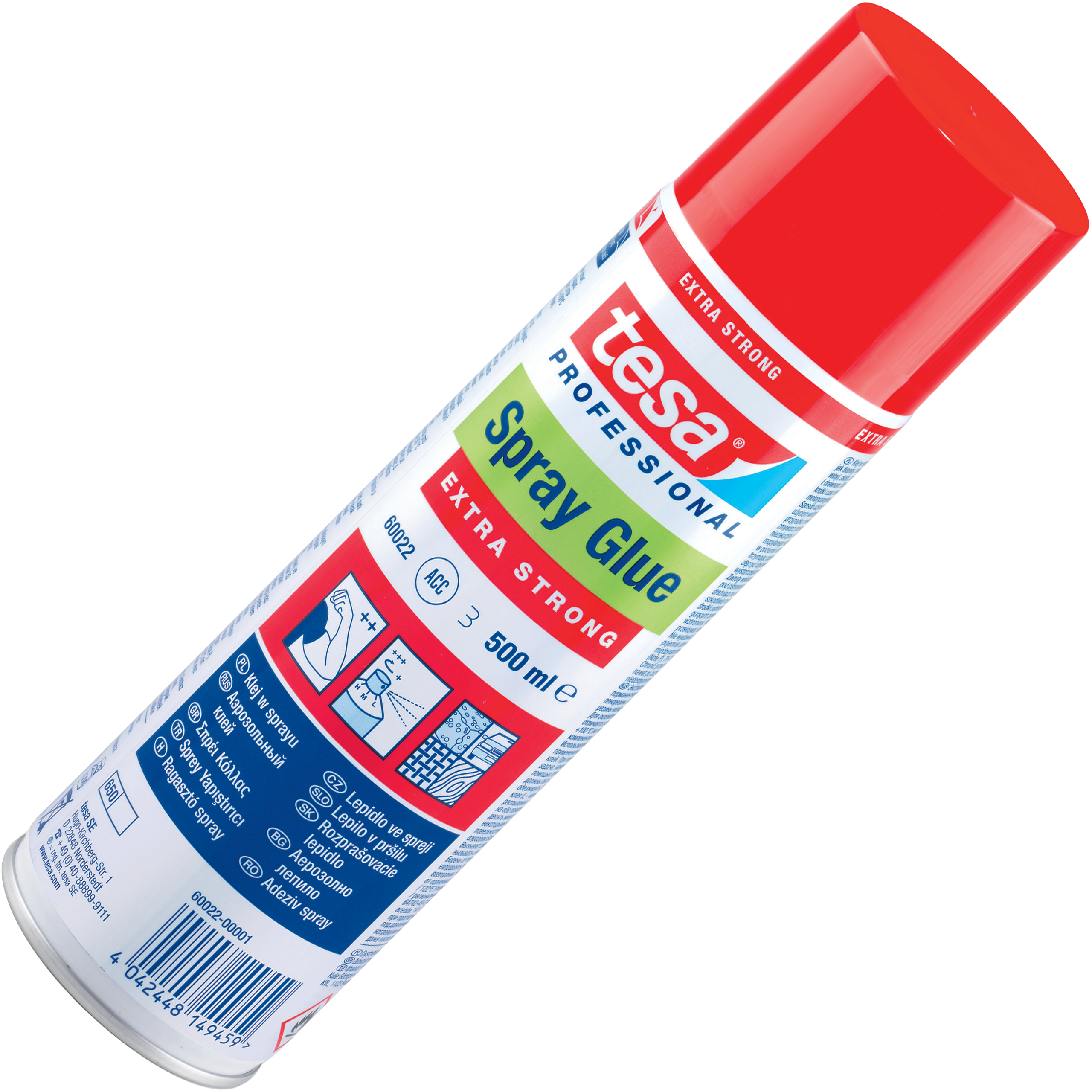 Klej W Sprayu Tapicerski Tesa Mocny Do Podsufitki Tapicerki Tkanin 500ml