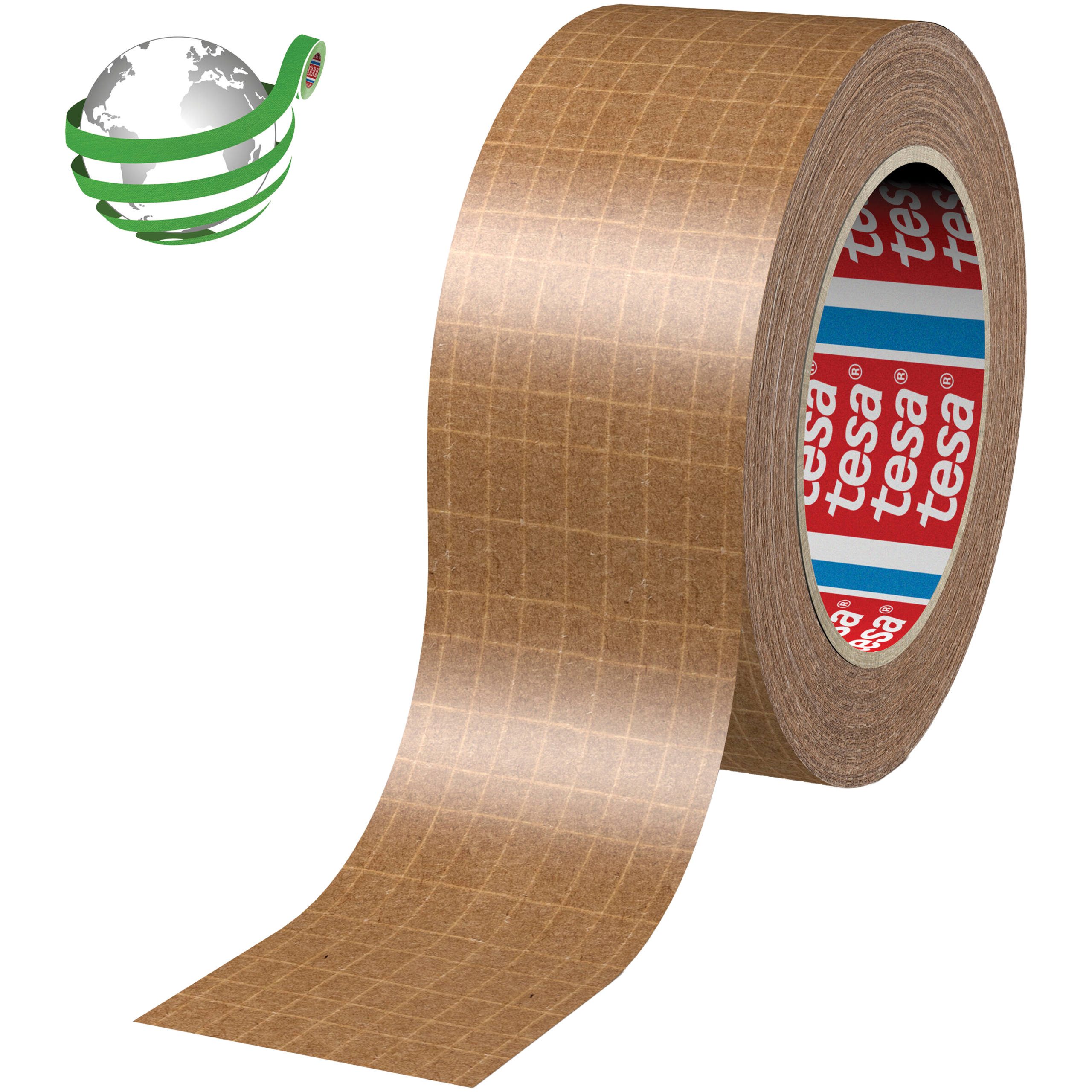 Taśma Klejąca Pakowa Papierowa Tesa Mocna Do Pakowania 50mm x 25m Brązowa 