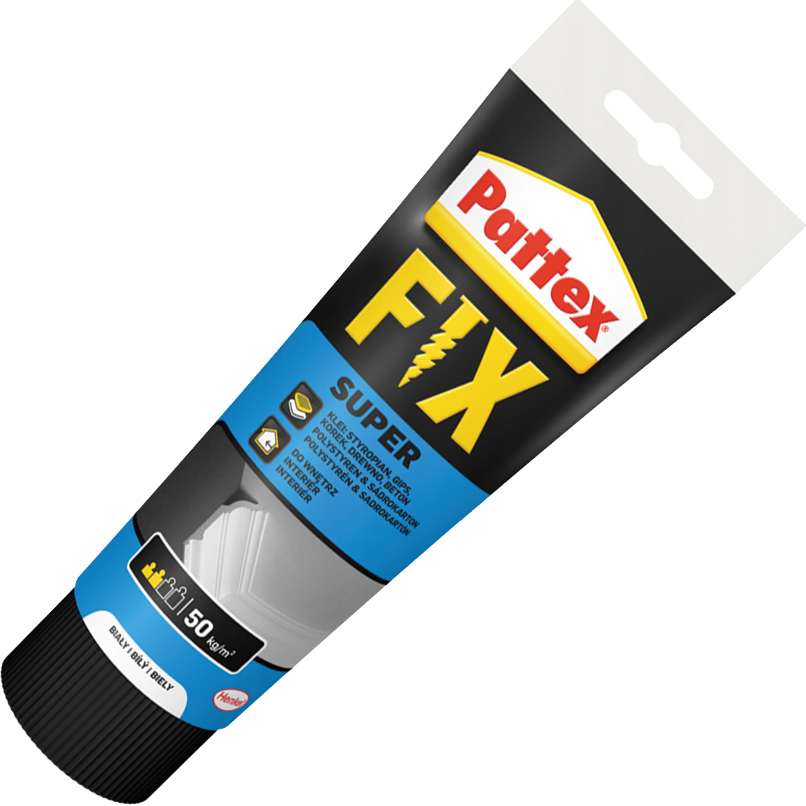 Klej Montażowy Uniwersalny Pattex Fix Super Wodoodporny Mocny Biały 250 ml