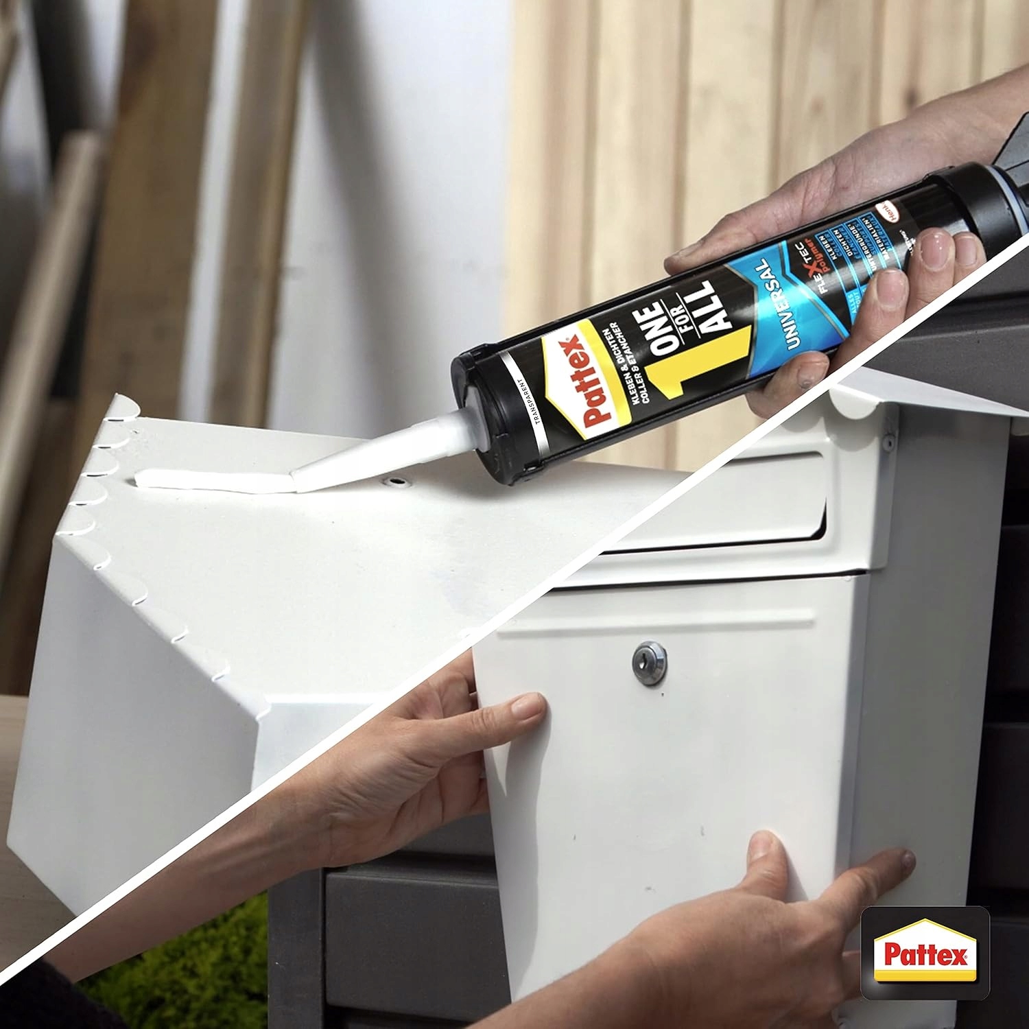 Klej Montażowy Uniwersalny Pattex One4All Bezbarwny Wodoodporny Mocny 290ml