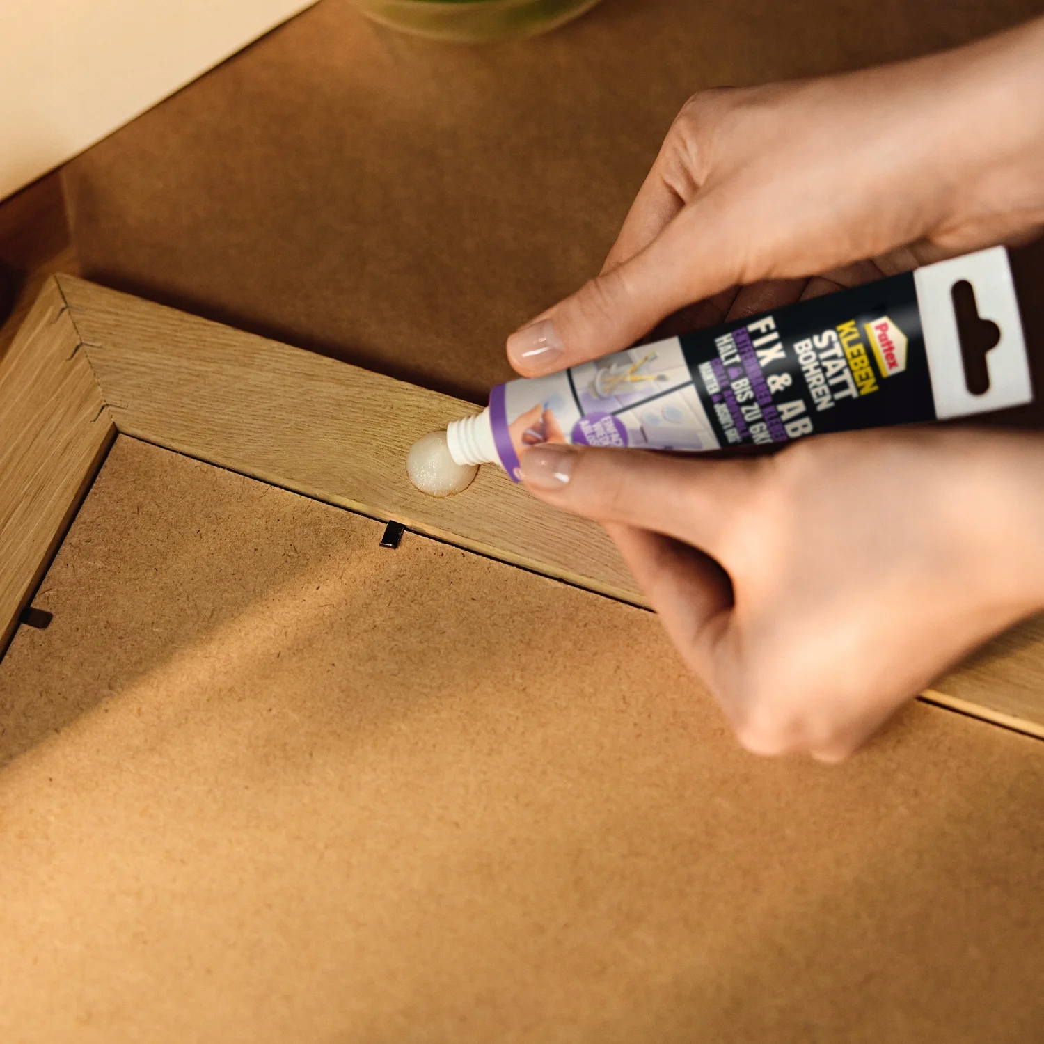 Klej Montażowy Uniwersalny Pattex Fix Bezbarwny Wodoodporny Mocny 200 ml