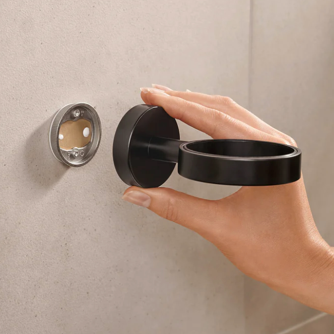 Dozownik Do Mydła W Płynie Samoprzylepny Tesa MOON BLACK Do Łazienki