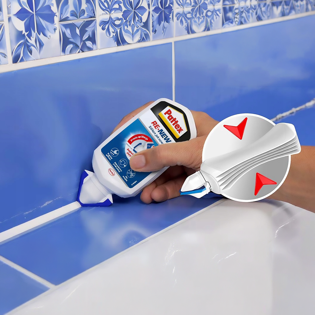 Renowator Do Silikonu Fug Pattex RE-NEW Preparat Do Renowacji Biały 80 ml