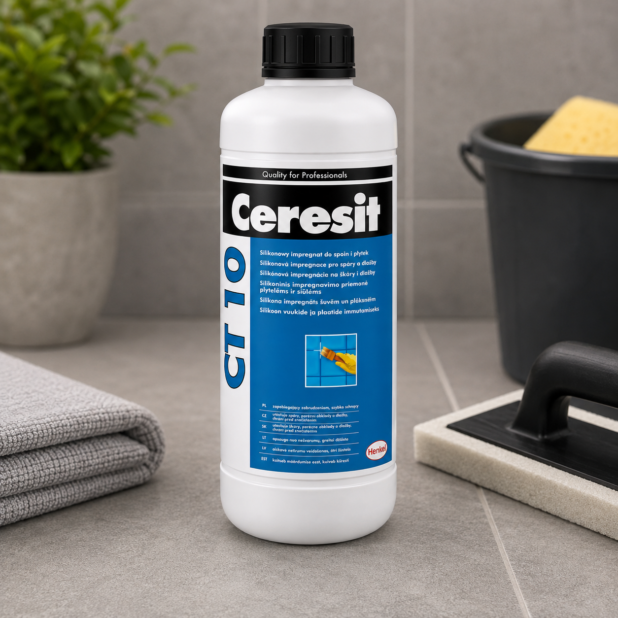 Silikonowy Impregnat Ceresit CT 10 Do Płytek Fug Spoin Kamienia Ceramiki 1L