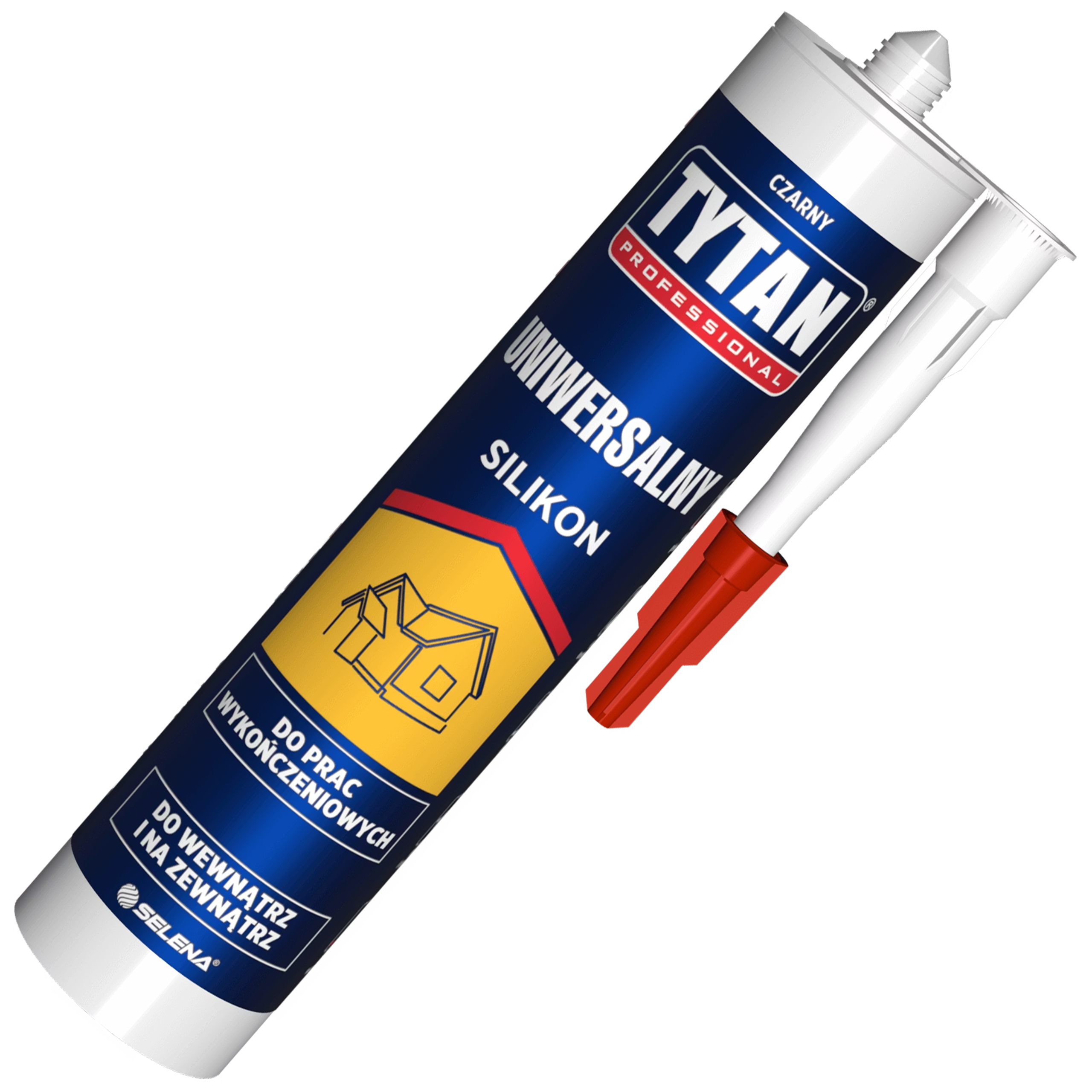 Silikon Budowlany Neutralny Tytan Uniwersalny Uszczelniacz Czarny 280ml