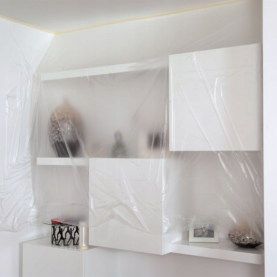 Folia Malarska Ochronna Z Taśmą Tesa Antychlap Speedy Mask 17 m x 2,6 m