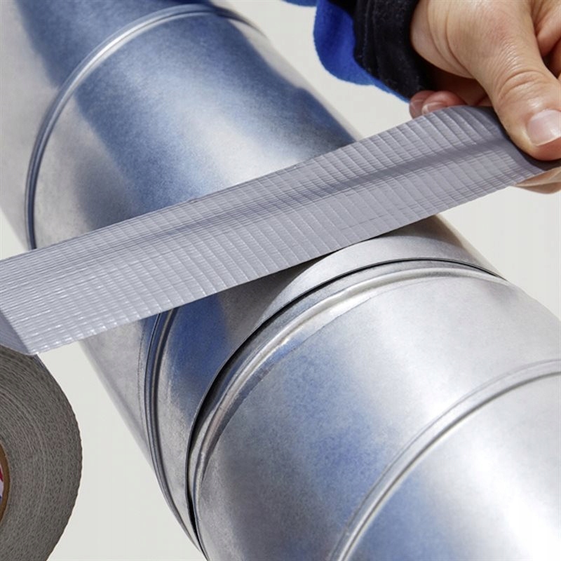 Taśma Klejąca Naprawcza Duct Tape 5 m x 50 mm Mocna Uszczelniająca Srebrna