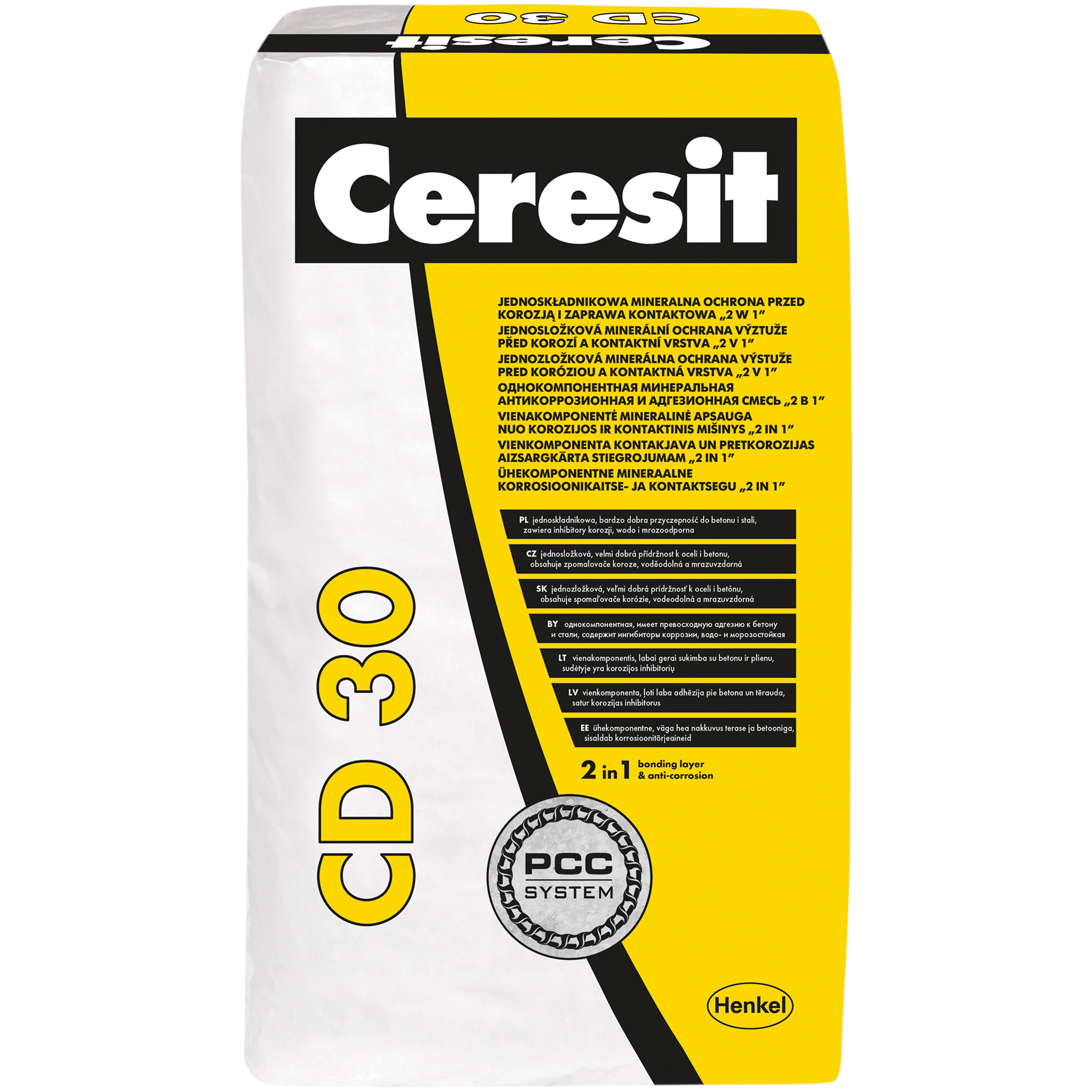 Zaprawa Kontaktowa Naprawcza Ceresit PCC CD 30 Do Naprawy Betonu 25kg