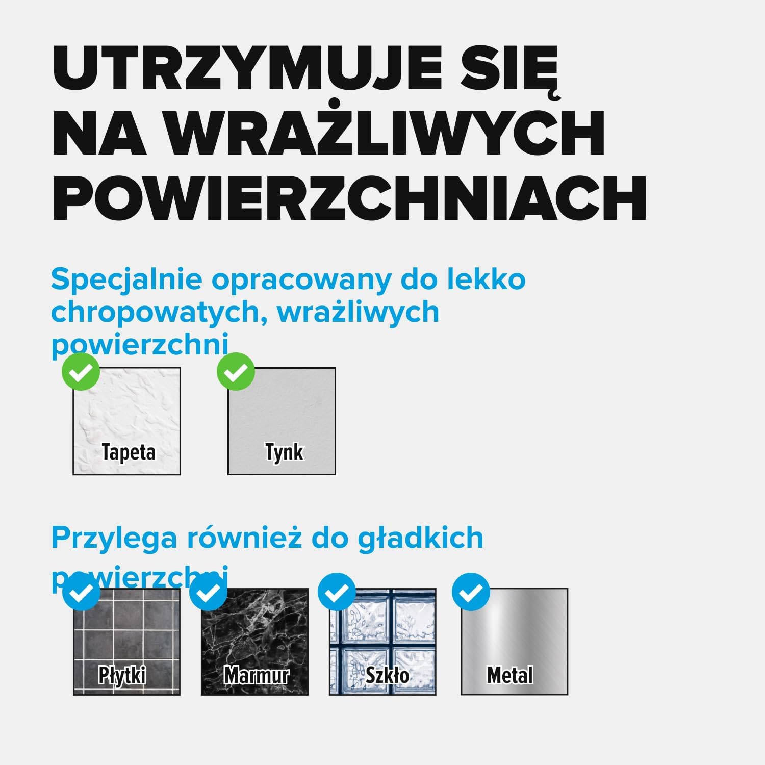 Haczyki Samoprzylepne Tesa Gwóźdź do Wieszania Obrazów do Tynku Tapet 1kg