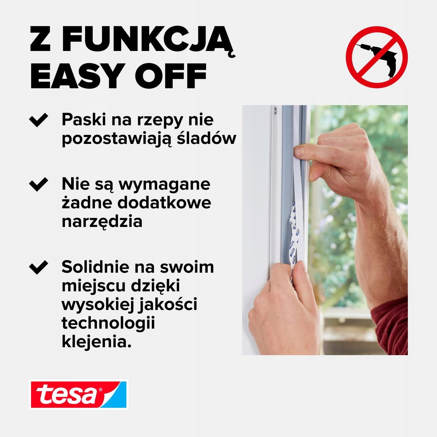 Moskitiera Na Drzwi Balkonowe Tesa Siatka Na Owady 120 x 250 cm Czarna