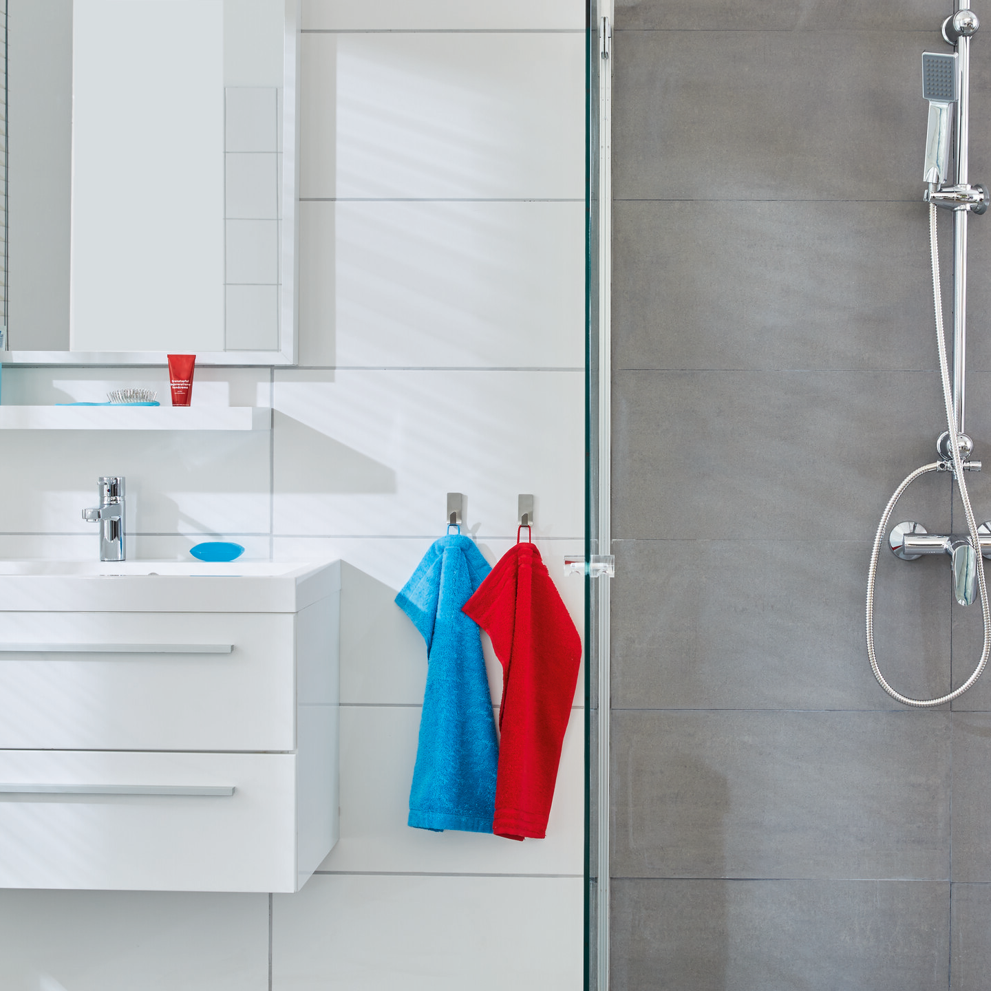 Haczyk Samoprzylepny Tesa Powerstrips Do Łazienki Metalowy Srebrny 2 kg