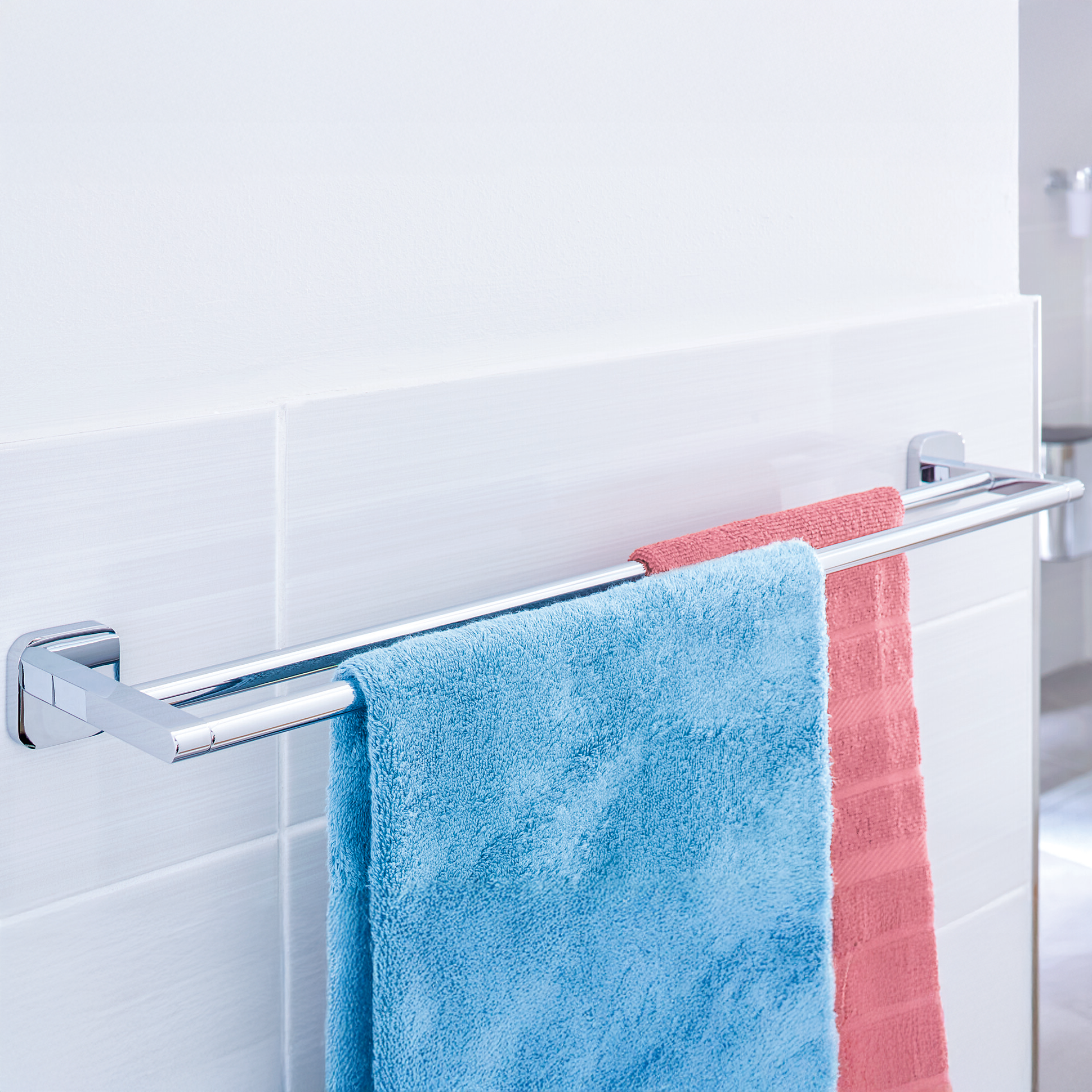 Reling Wieszak Na Ręczniki Tesa ELEGAANT Do Łazienki Podwójny Metalowy