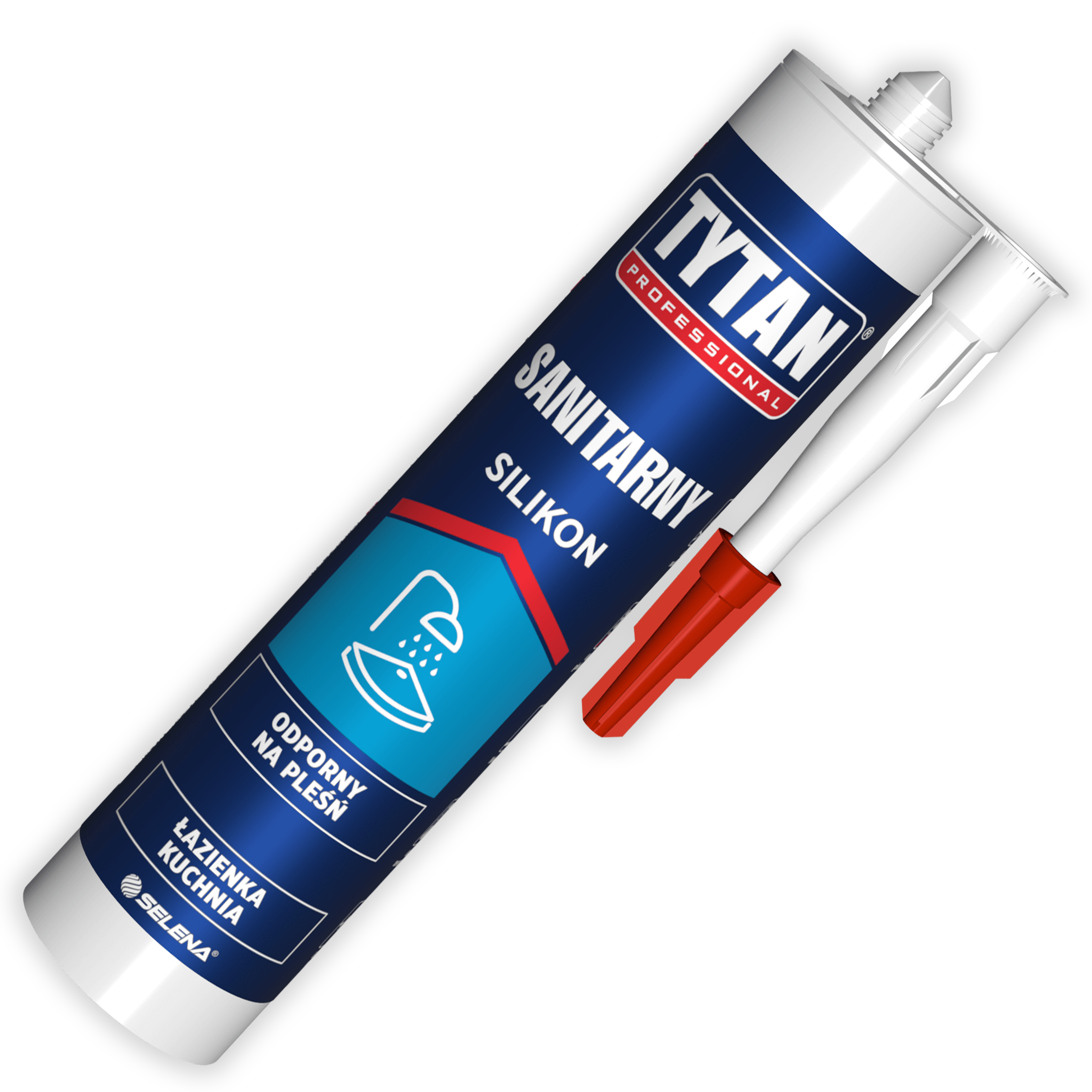 Silikon Sanitarny Tytan Professional  Uszczelniacz Łazienka Bezbarwny 280ml