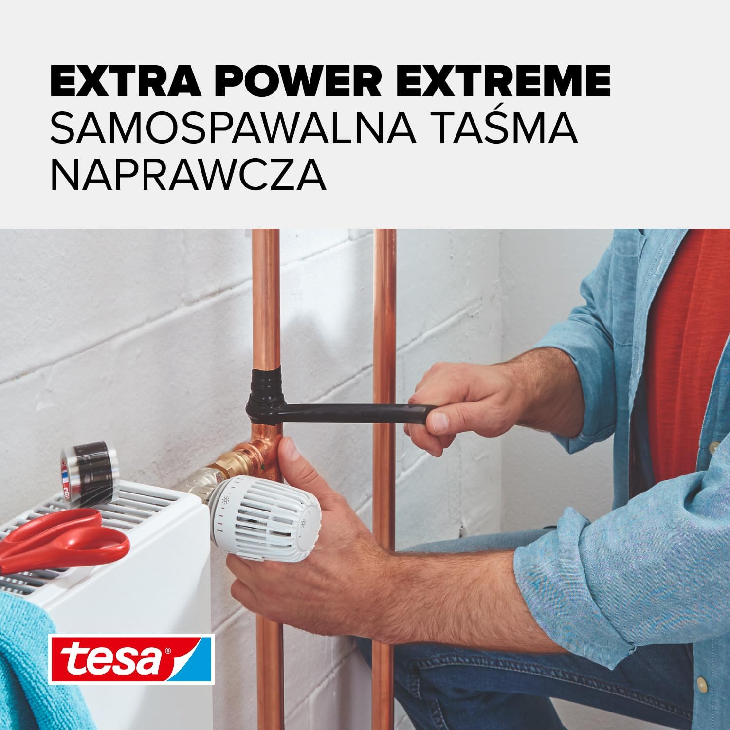 Taśma Uszczelniająca Samowulkanizująca Tesa Izolacja Naprawcza 19mm x 2,5 m