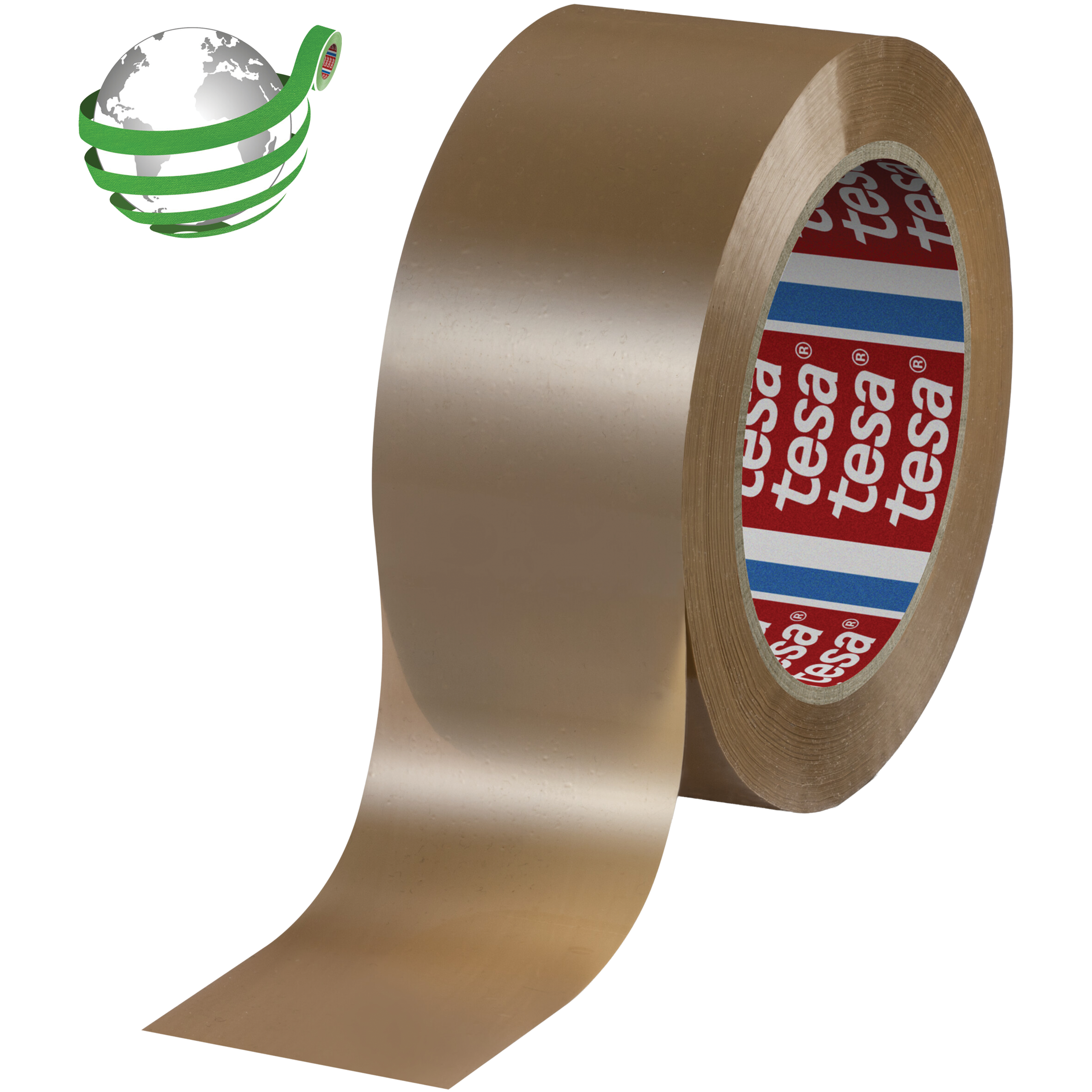 Taśma Klejąca Pakowa Tesa 60418 Kauczuk 50mm x 132m Mocna Brązowa Solvent