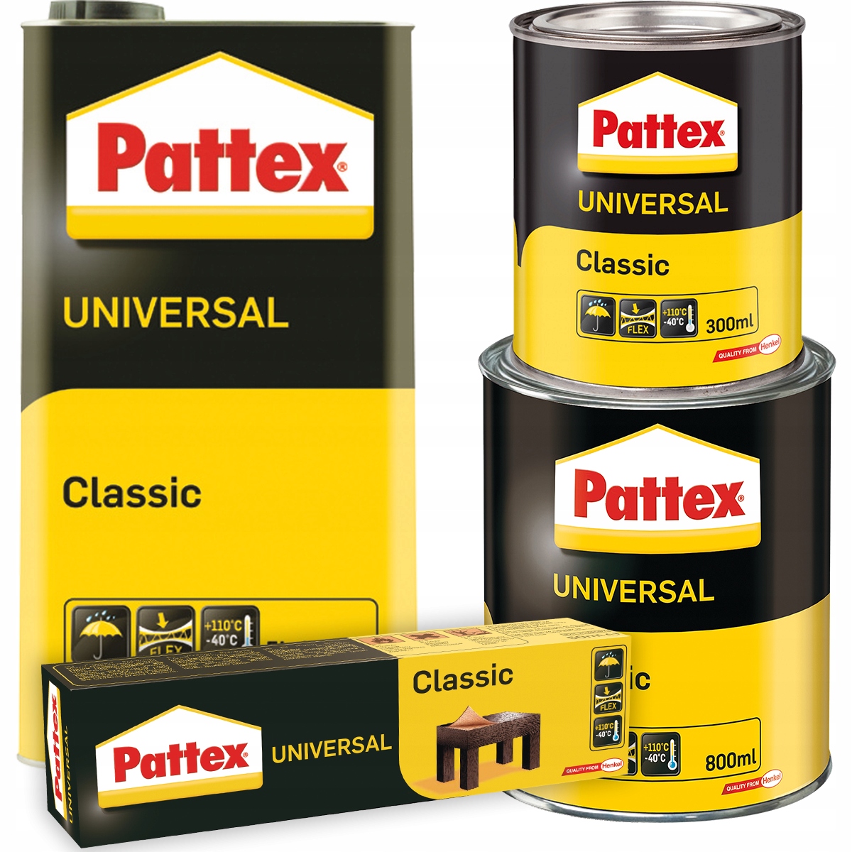 Klej Montażowy Kontaktowy Pattex Universal Classic Mocny Uniwersalny 300 ml