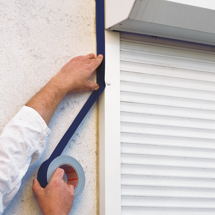 Taśma Tynkarska Elewacyjna Tesa 25 m x 50 mm Mocna Budowlana Niebieska