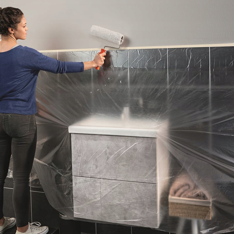 Folia Malarska Ochronna Z Taśmą 20 m x 1400 mm Antychlap Speedy Mask