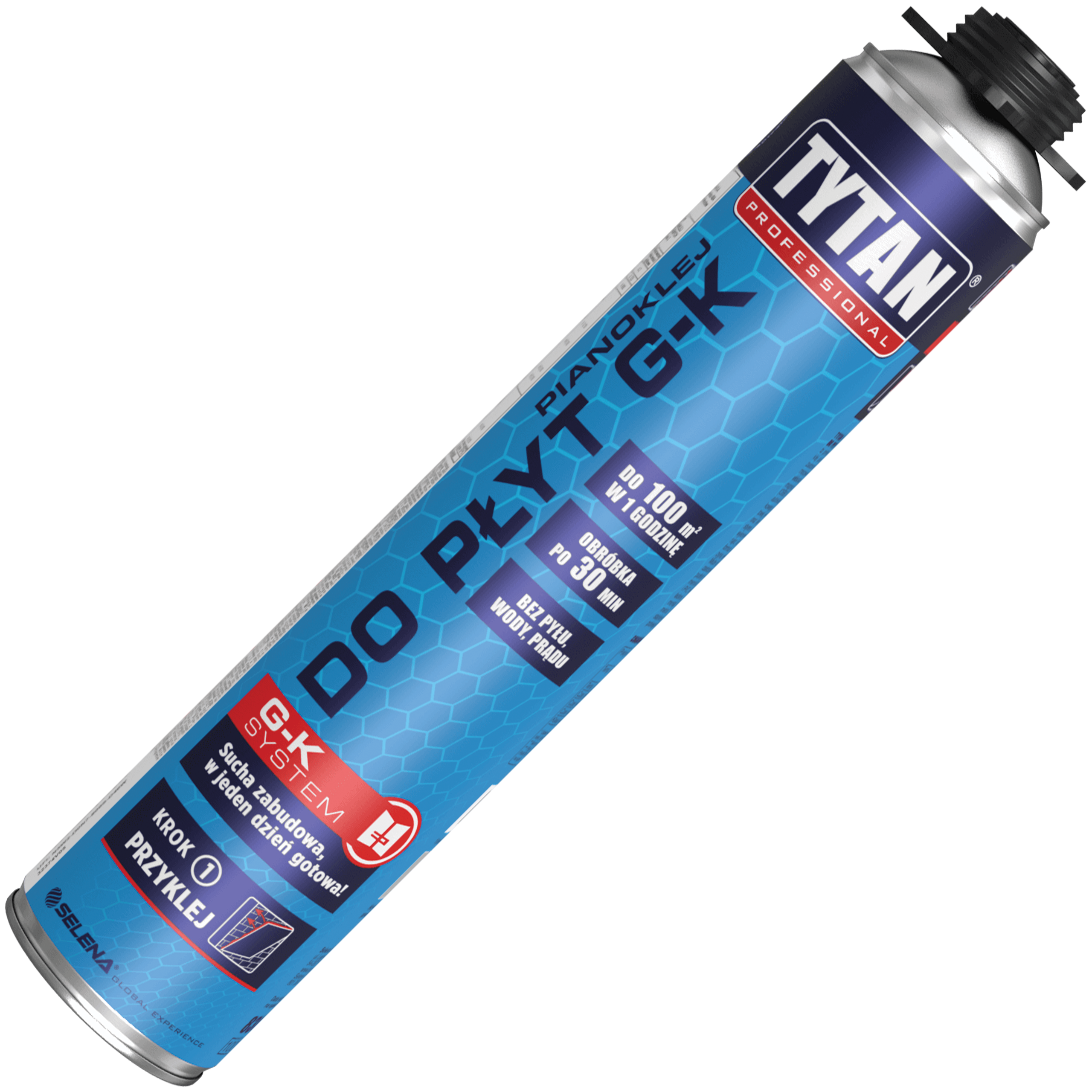 Pianoklej PU Do Płyt GK OSB Tytan Klej Poliuretanowy Pistoletowy 830 ml