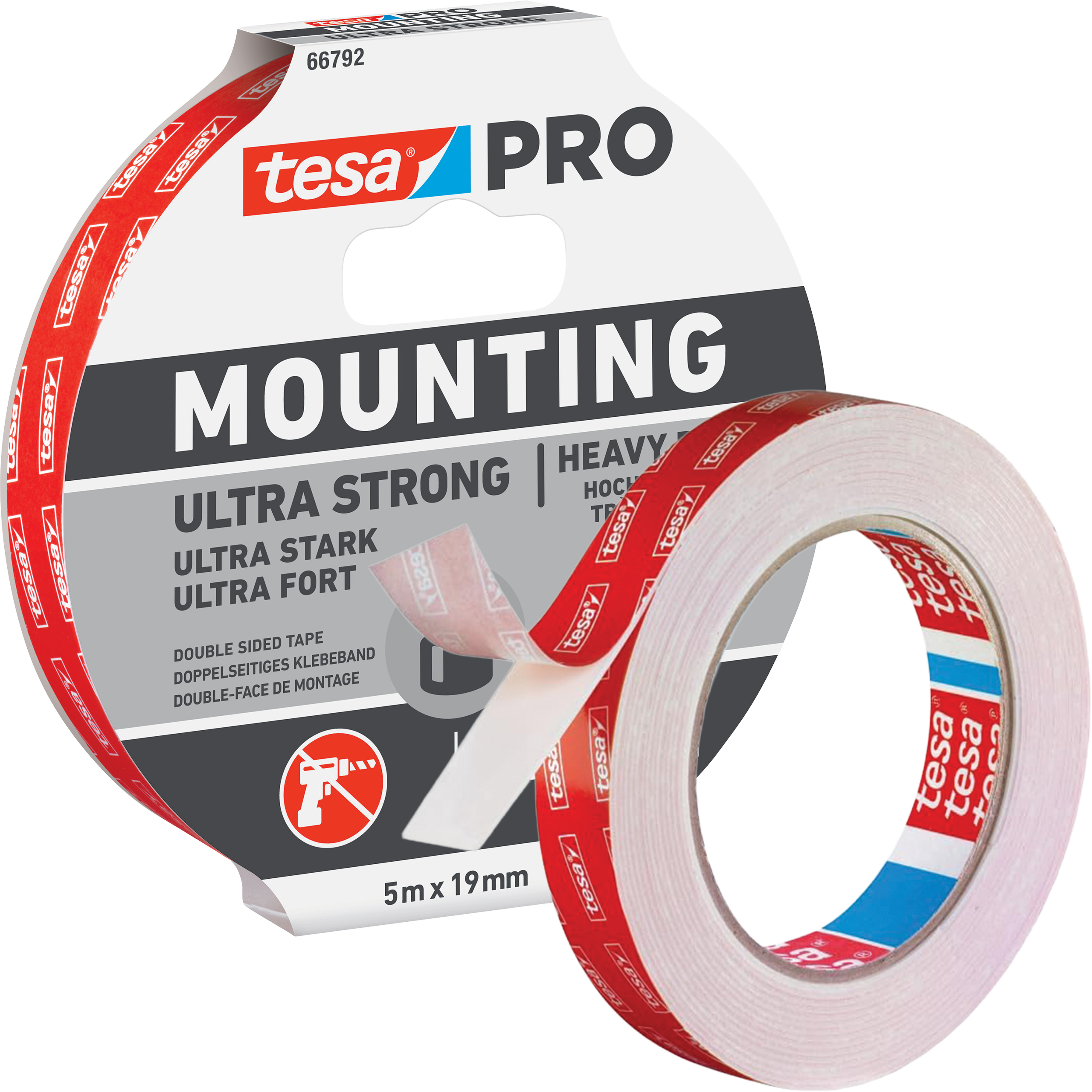 Dwustronna Taśma Klejąca Montażowa Samoprzylepna Tesa 19mm x 5m Piankowa