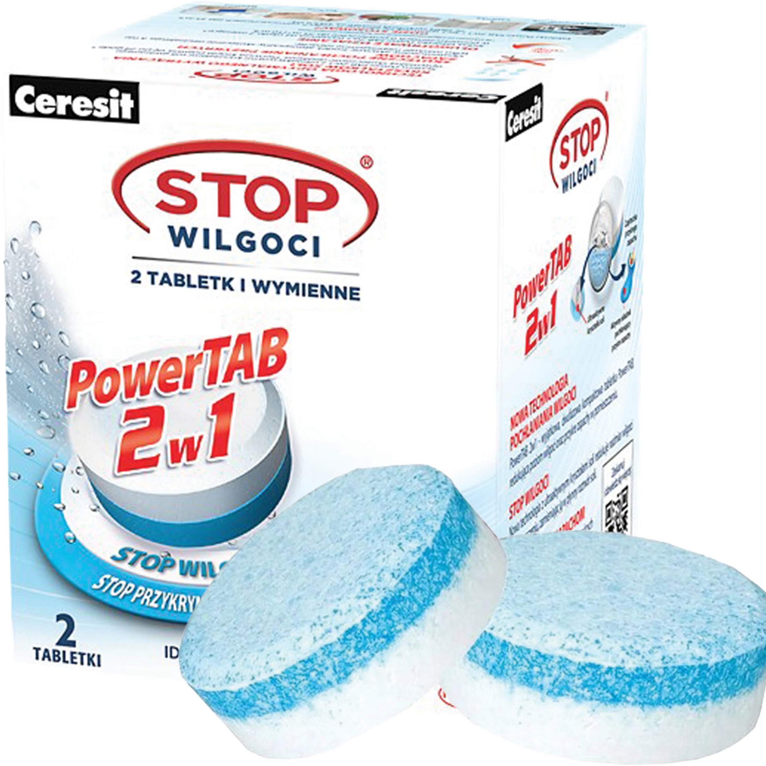 Wkłady Do Pochłaniacza Wilgoci Ceresit Pearl Tabletki Neutralne 2 x 300g