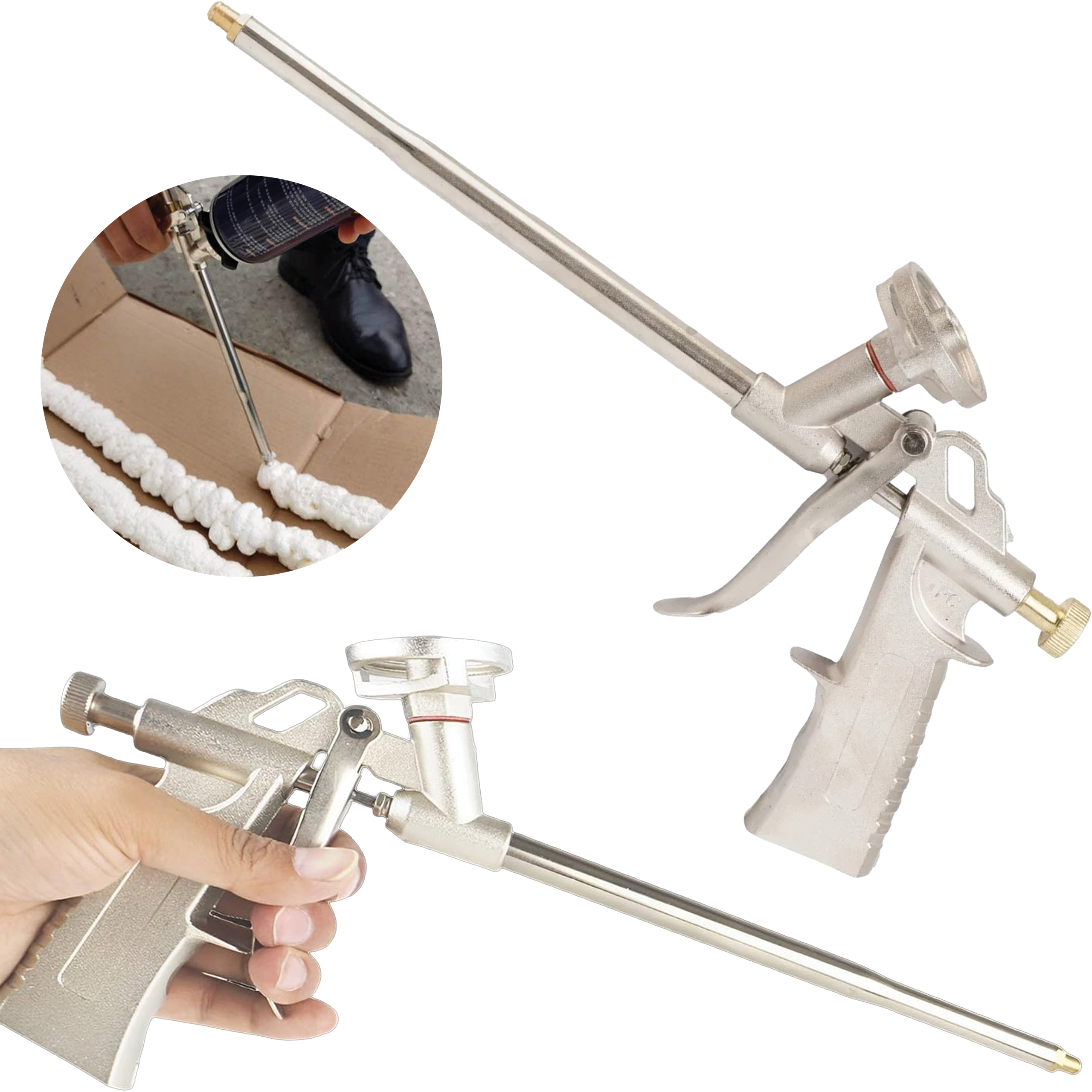 Pistolet Do Pianki Piany Montażowej Kleju Ceresit Solidny Metalowy