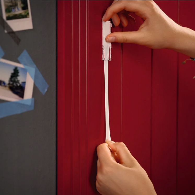 Haczyk Samoprzylepny Tesa Do Wieszania Dekoracji Ozdób Biały Kwadratowy 3kg