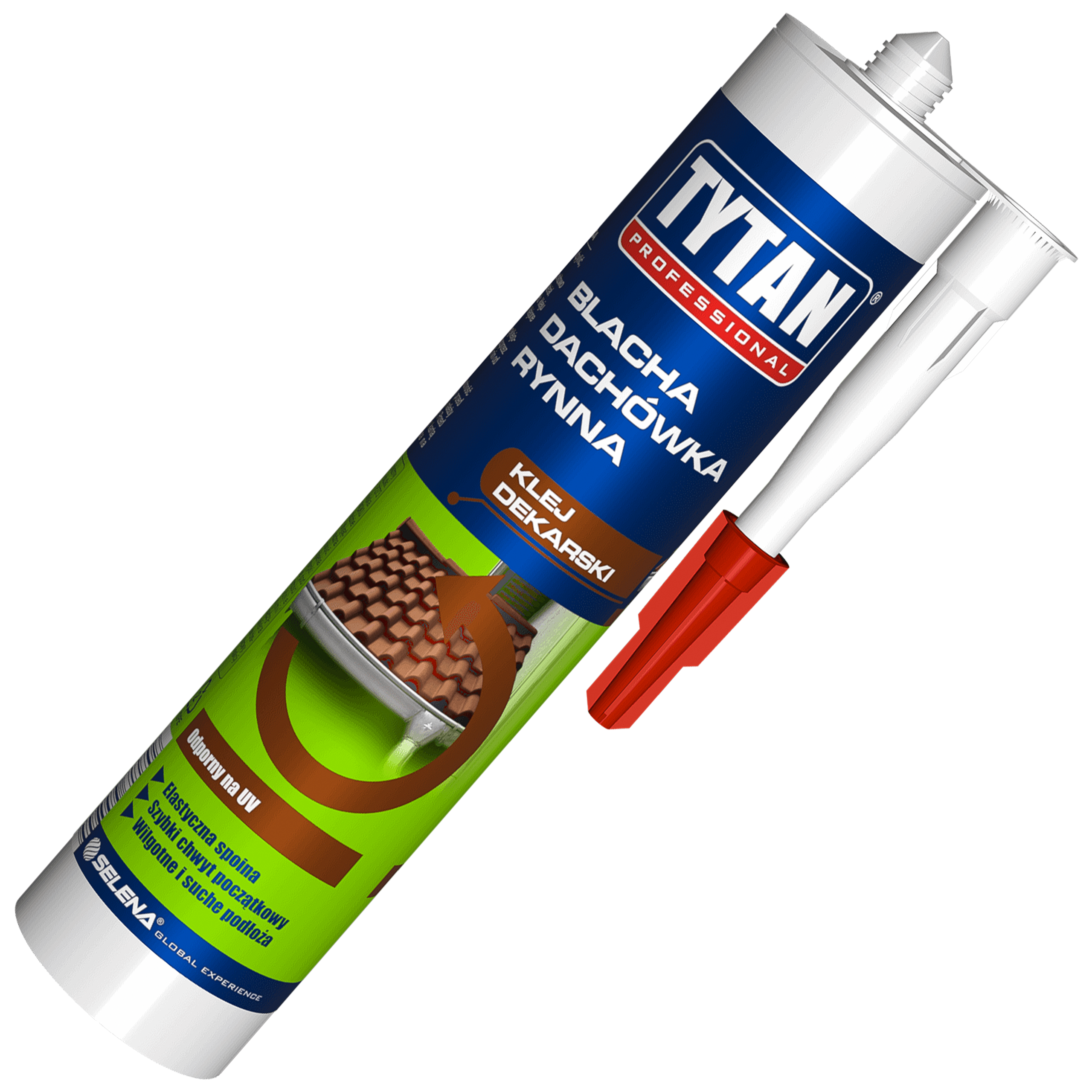 Klej Montażowy Dekarski Tytan Professional Uniwersalny Mocny Szary 290 ml