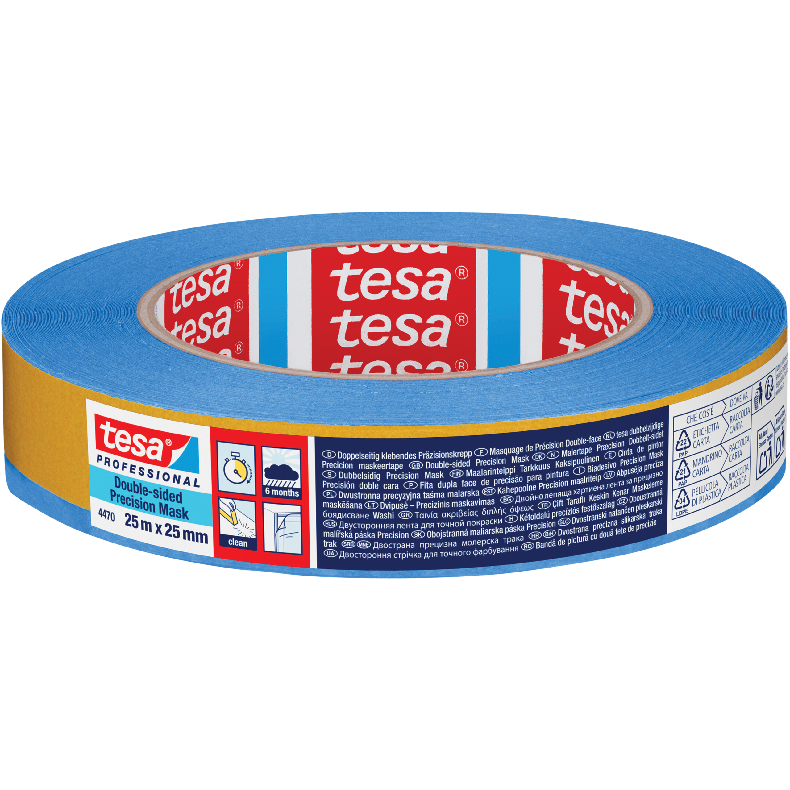 Taśma Malarska Maskująca Dwuwarstwowa Tesa Washi UV 2w1 25 mm x 25 m