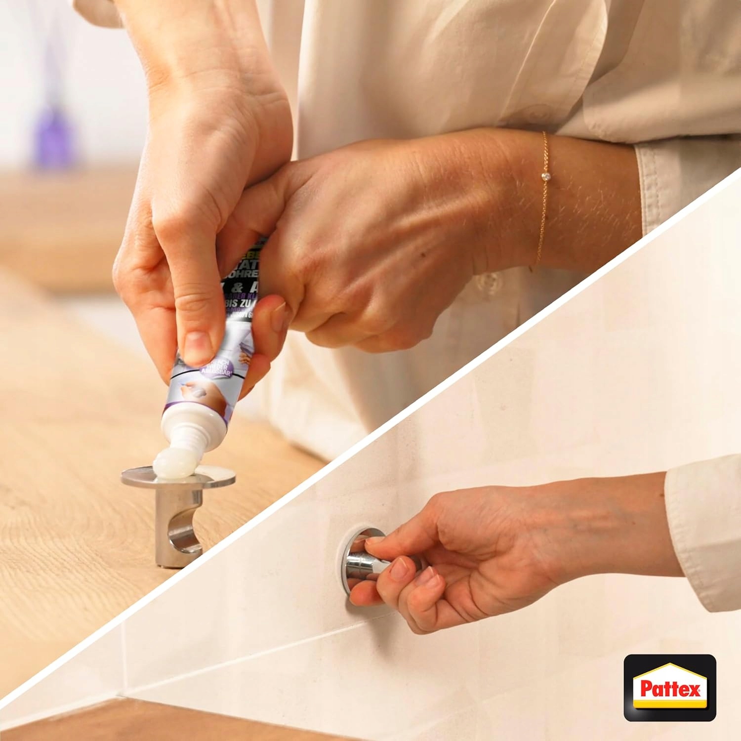 Klej Montażowy Uniwersalny Pattex Fix Bezbarwny Wodoodporny Mocny 200 ml