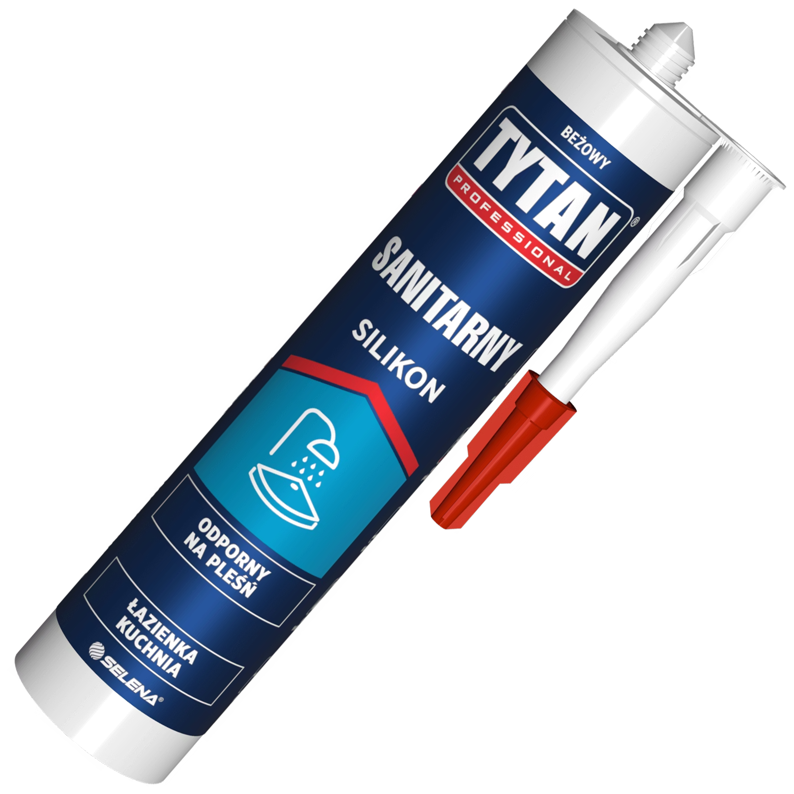 Silikon Sanitarny Tytan Professional Uniwersalny Uszczelniacz Beżowy 280ml