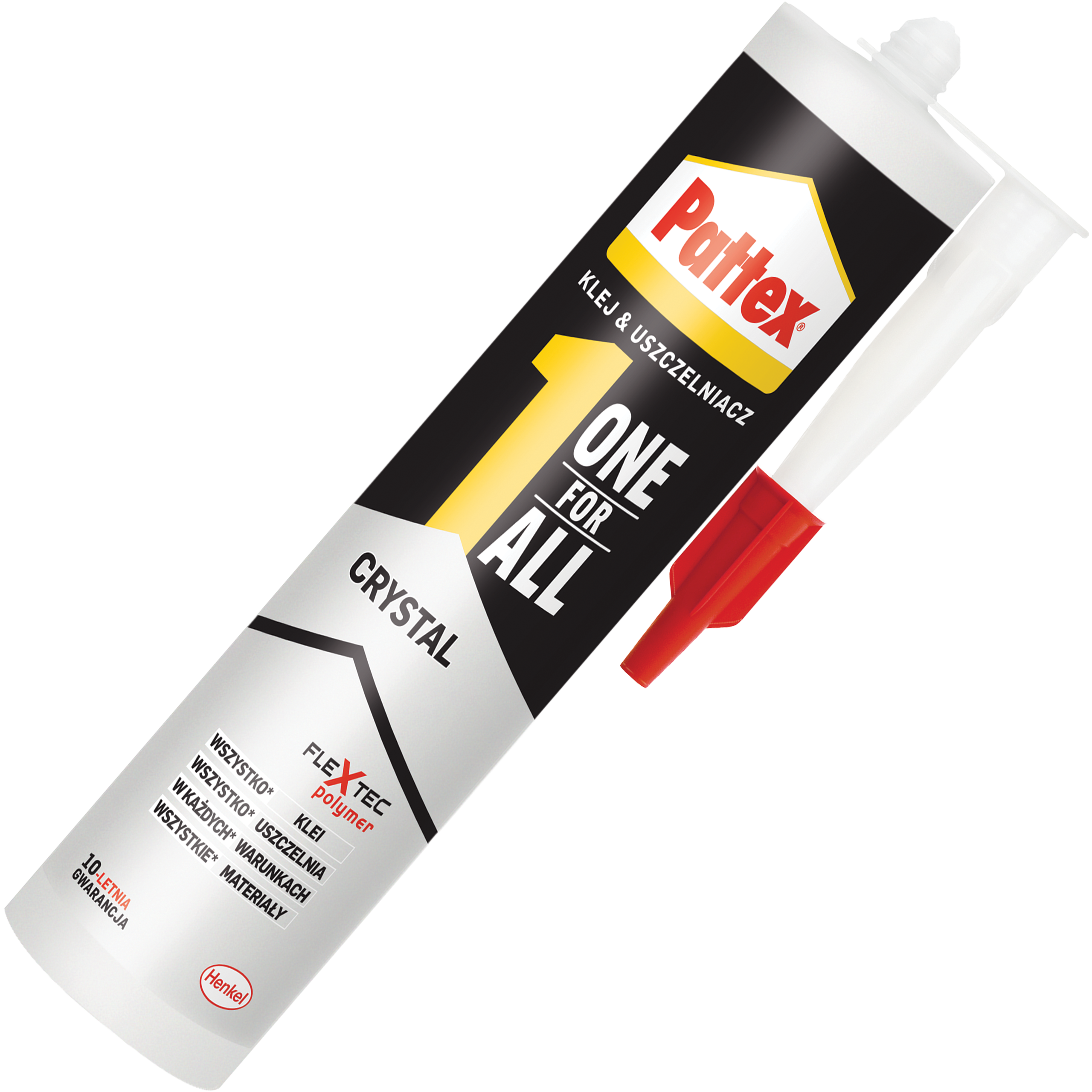 Klej Montażowy Uniwersalny Pattex One4All Crystal Wodoodporny Mocny 290ml