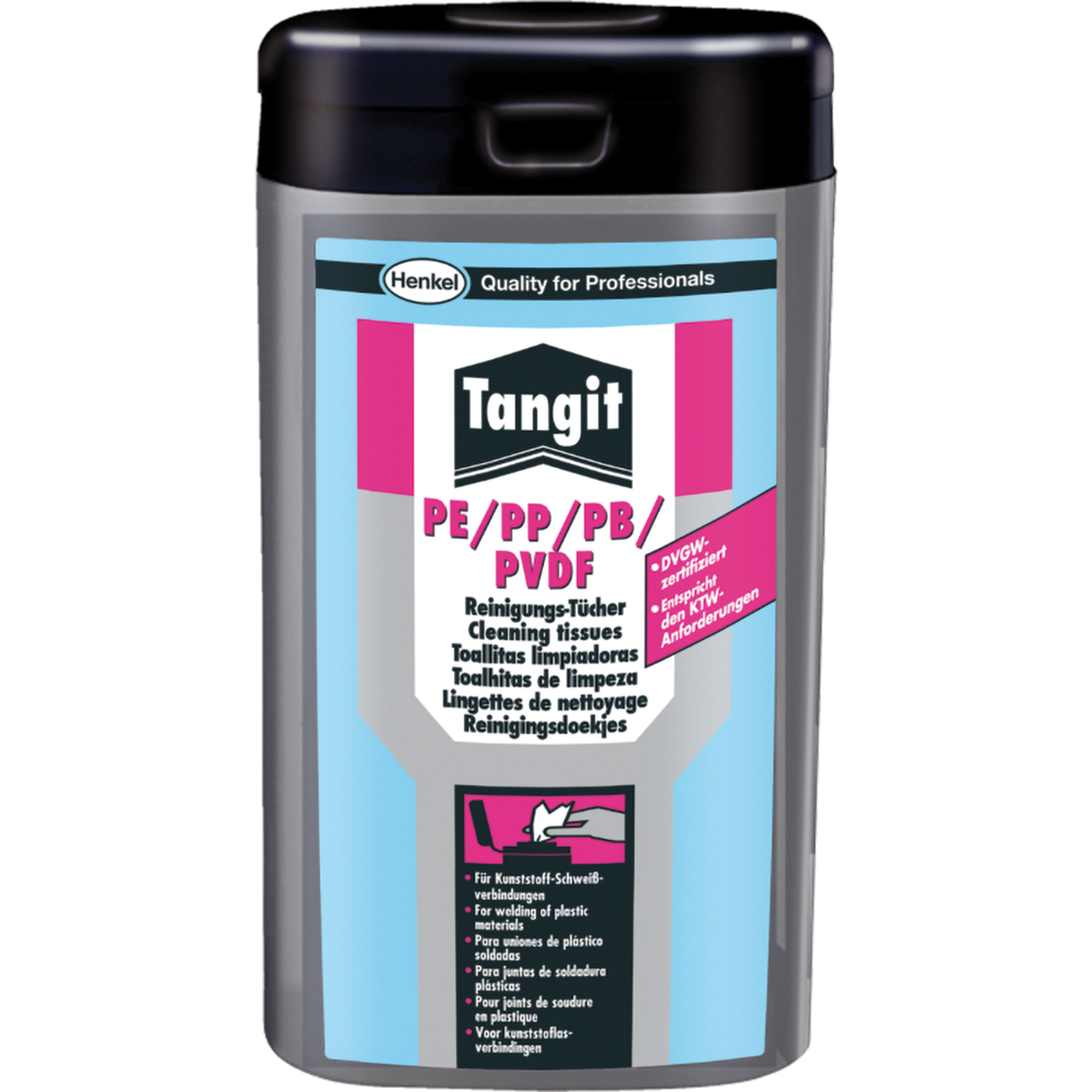 Chusteczki Czyszczące Do rur PE PP PB PVDF Tangit KS Cleaner 100 szt