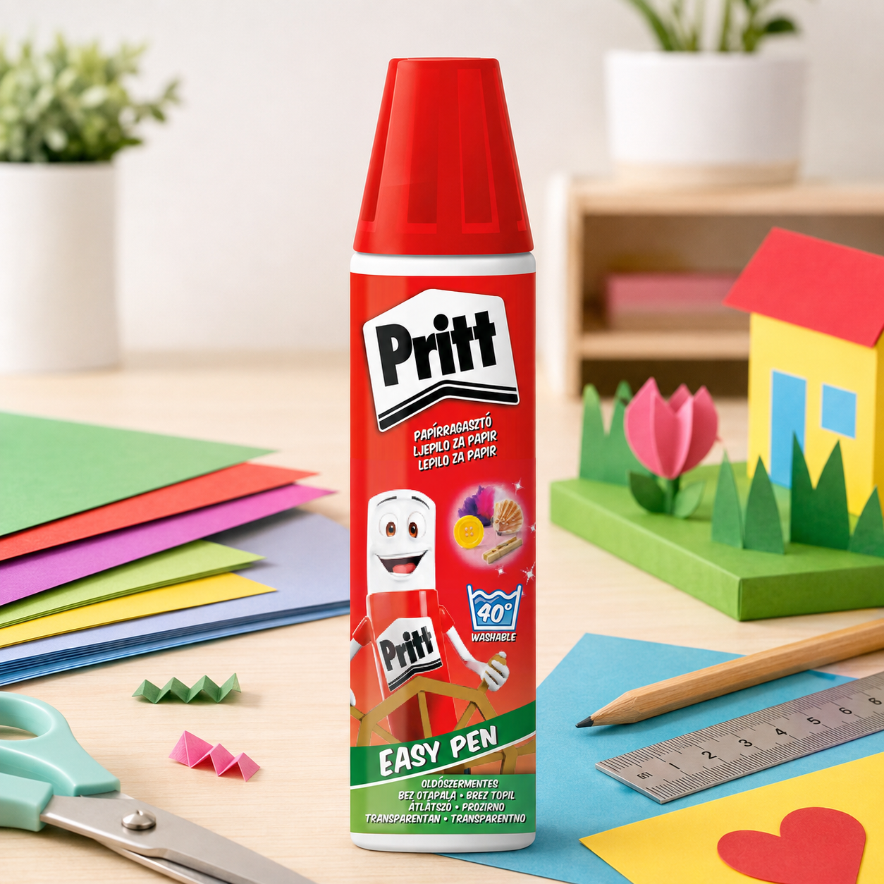 Klej Szkolny w Płynie Pritt Pen Mocny Transparentny Dla Dzieci 40 ml