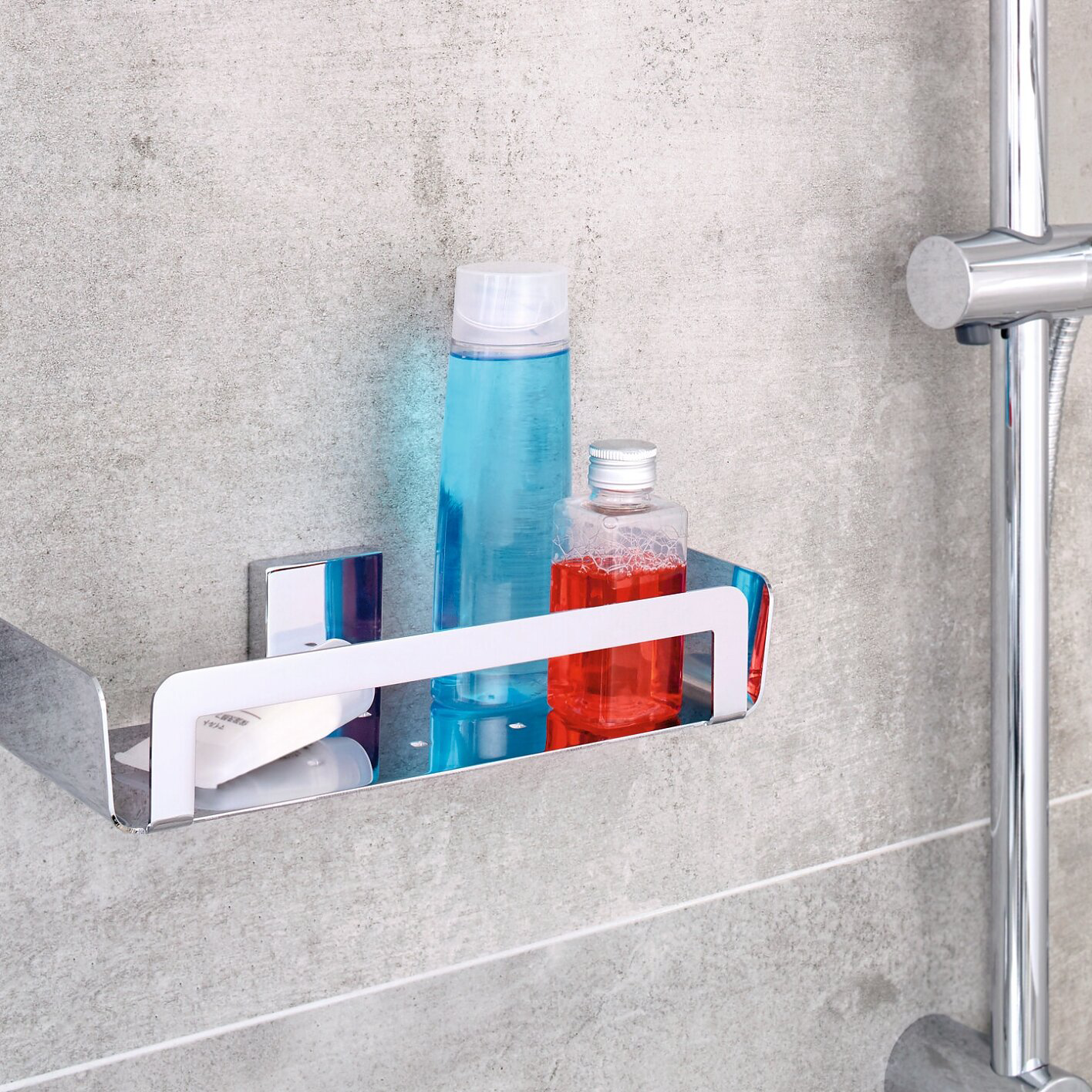 Półka Łazienkowa Samoprzylepna Wisząca Tesa DELUXXE Koszyk Pod Prysznic