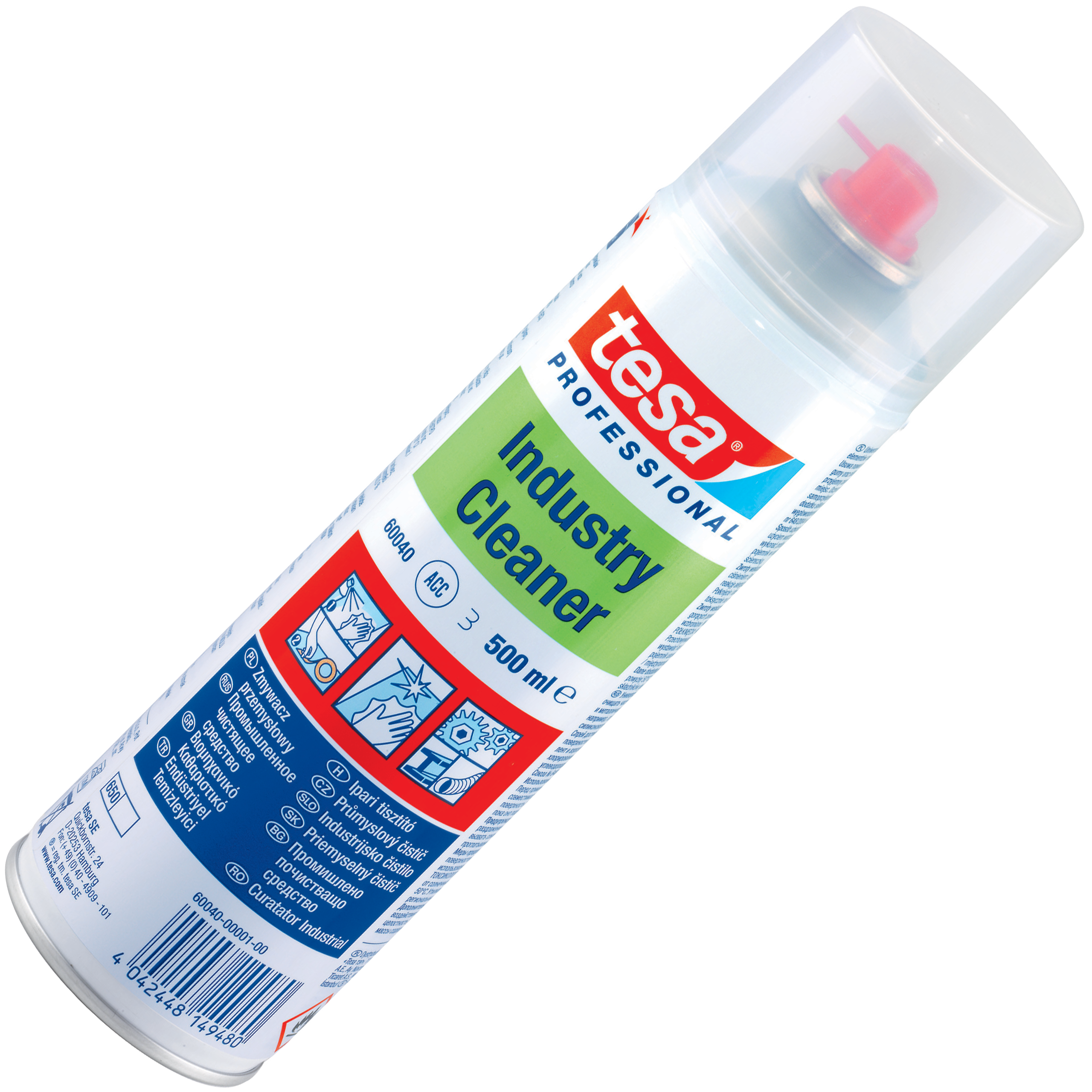 Zmywacz w Sprayu Tesa Do Usuwania Kleju Naklejek Etykiet Taśm Czyścik 500ml