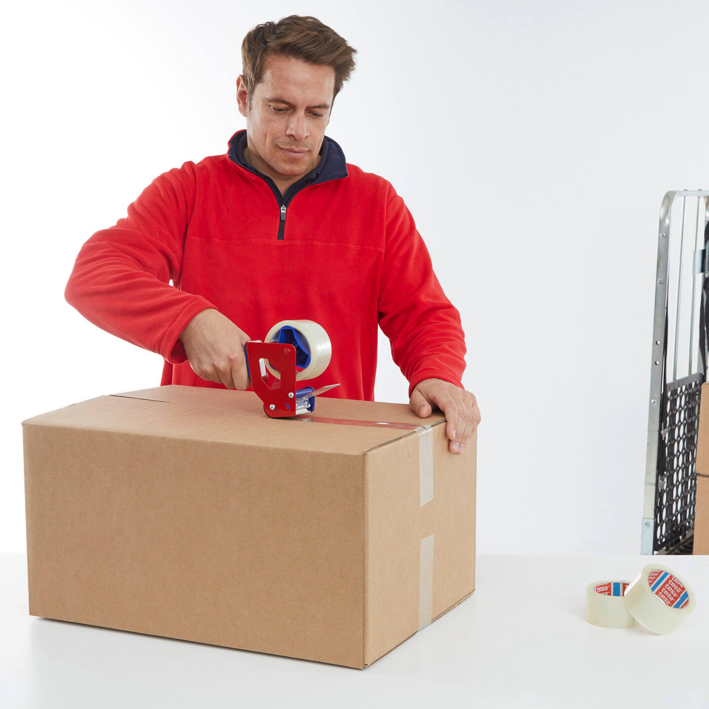 Taśma Klejąca Pakowa Tesa 4024 Akrylowa 50mm x 100m Mocna Bezbarwna Akryl