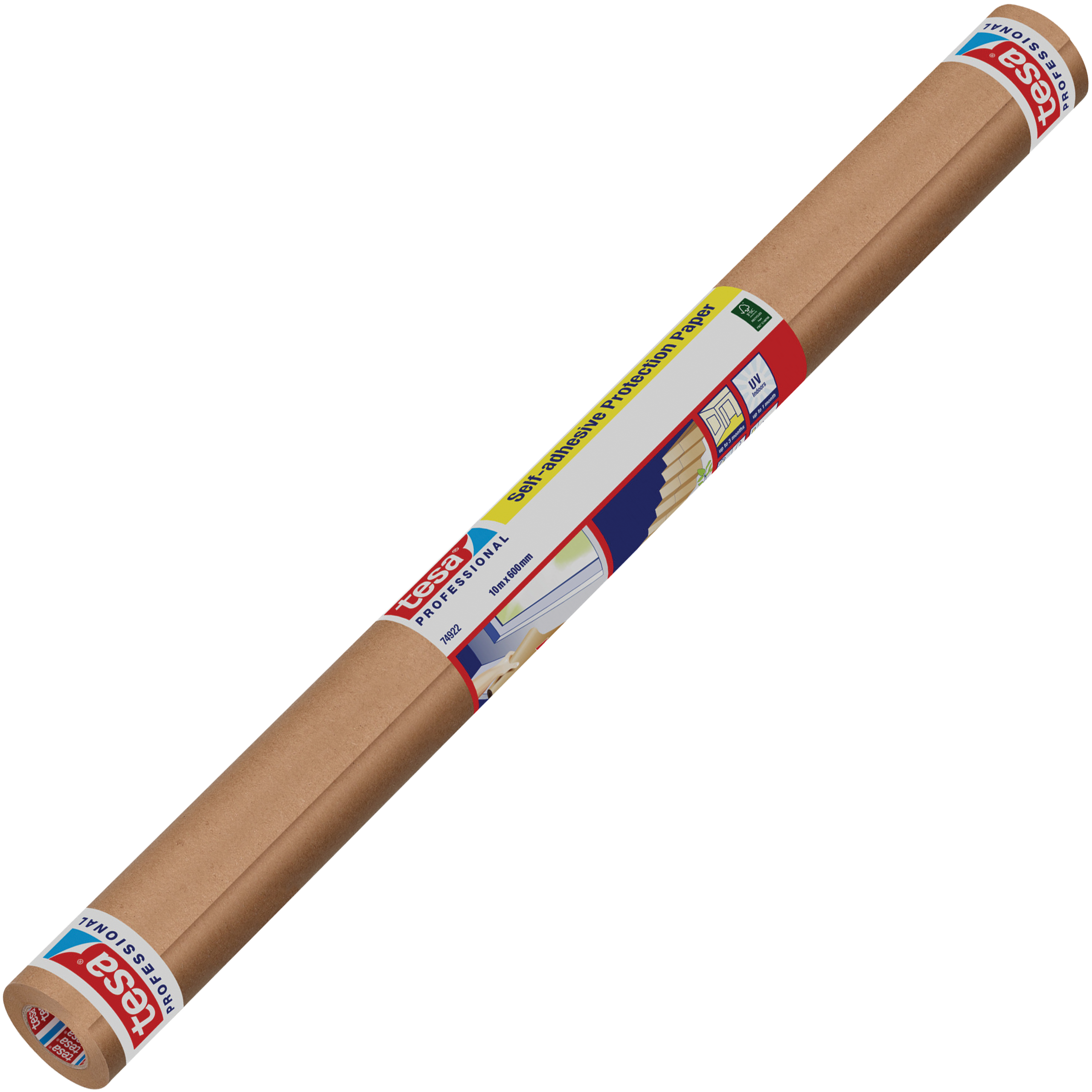 Papier Ochronny Malarski Samoprzylepny Tesa Zabezpieczający 10m x 600mm