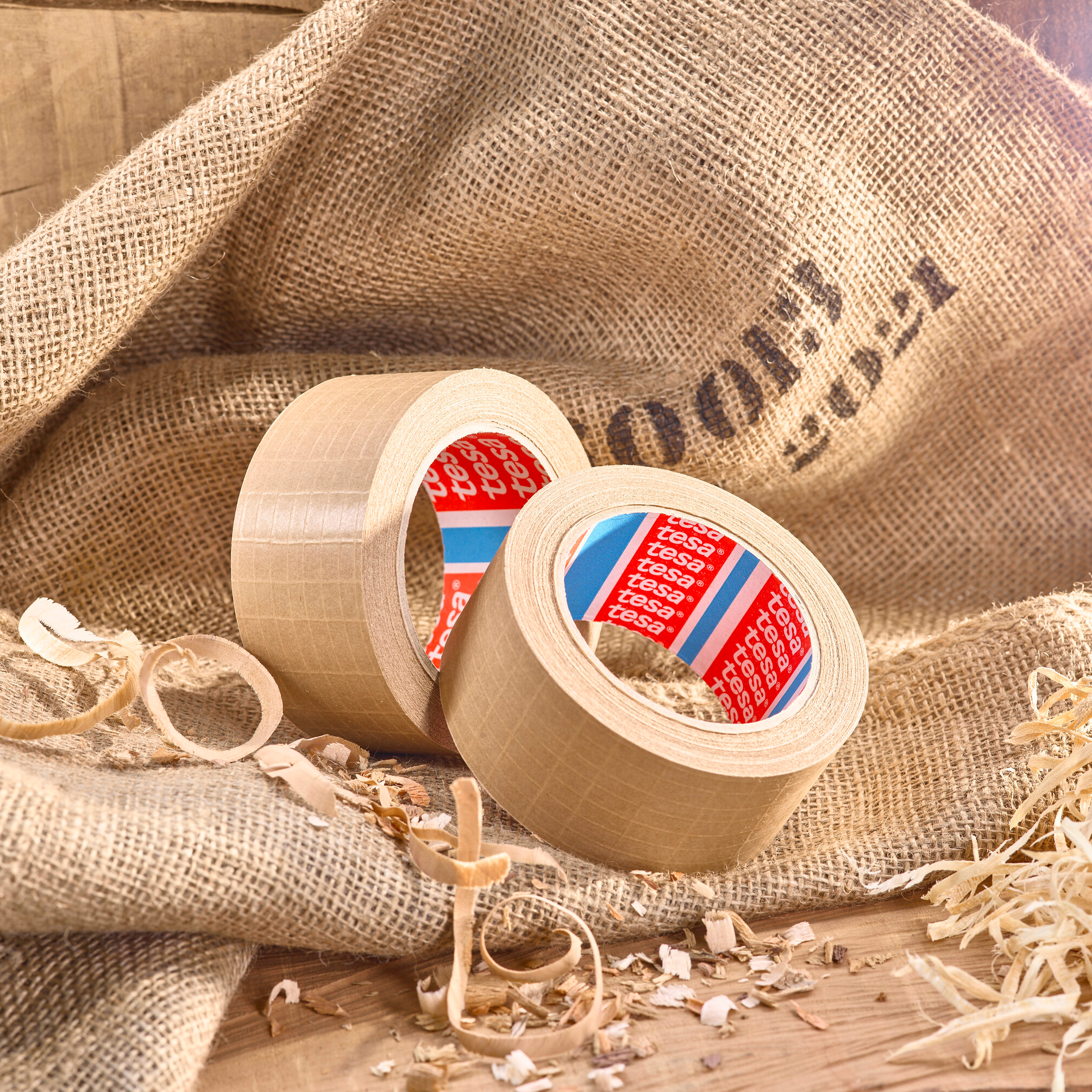 Taśma Klejąca Pakowa Papierowa Tesa Mocna Do Pakowania 50mm x 25m Brązowa 