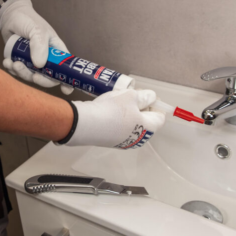 Silikon Akrylowy Tytan Professional Uszczelniacz Biały Uniwersalny 280ml