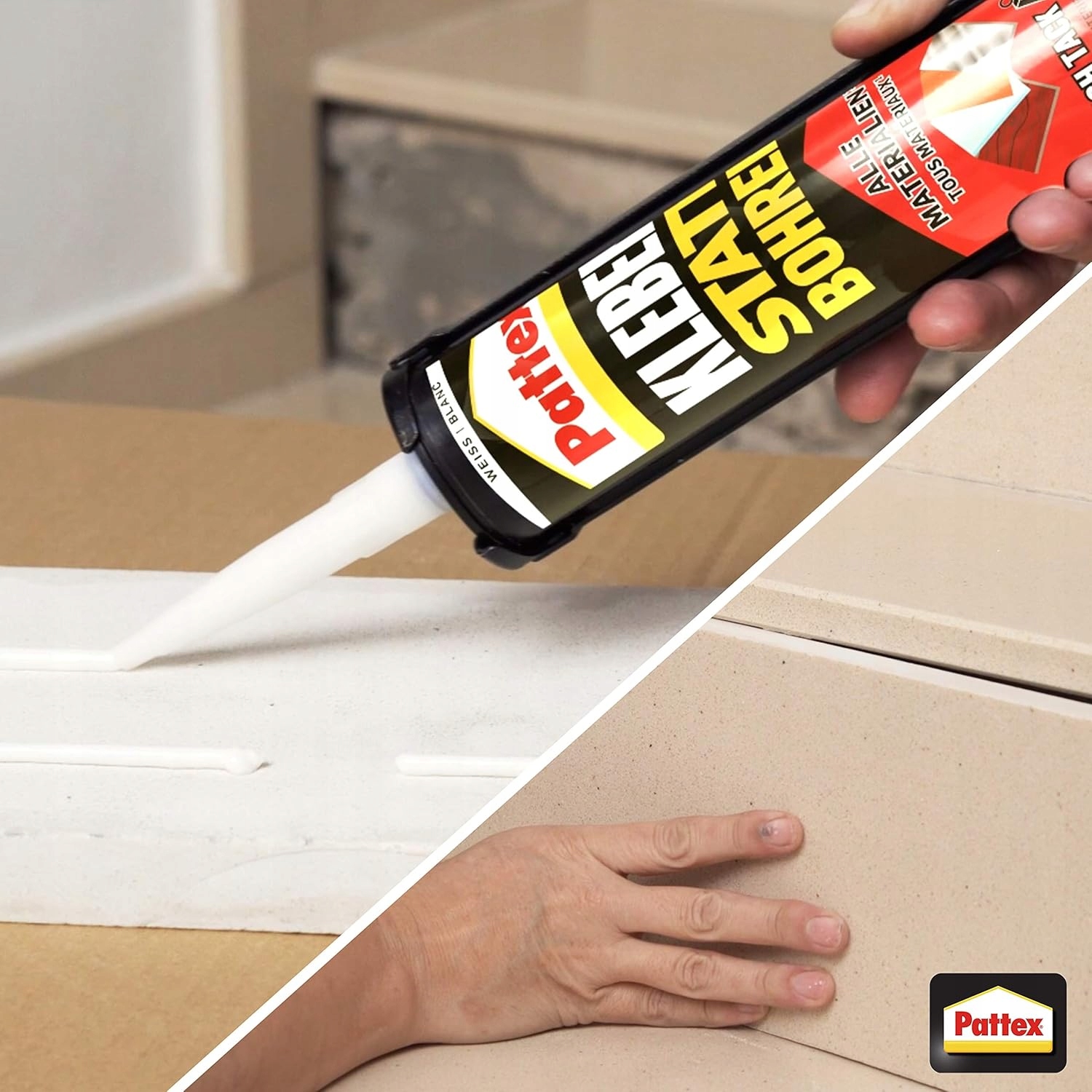 Klej Montażowy Uniwersalny Pattex One4All Błyskawiczna Przyczepność 440 ml