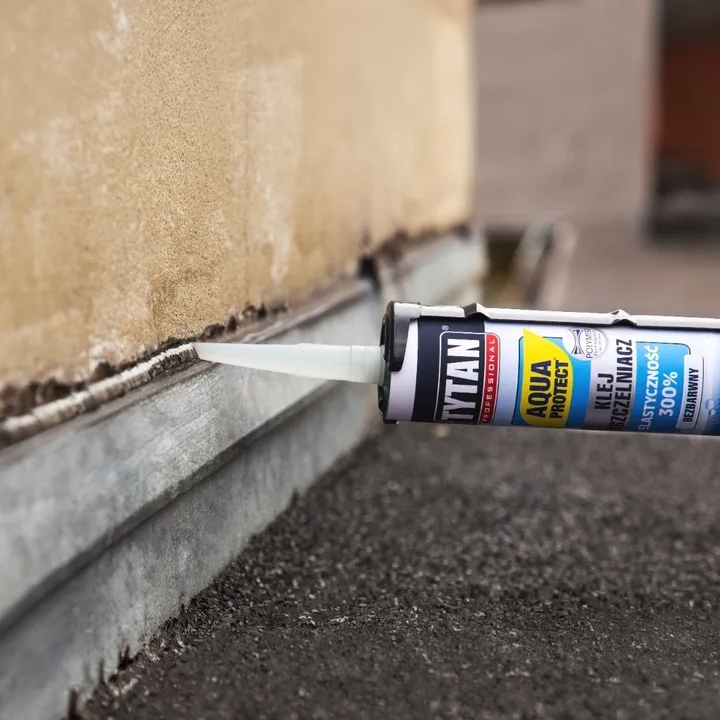 Klej Uszczelniacz Tytan Aqua Protect Bezbarwny Uniwersalny Mocny 280 ml