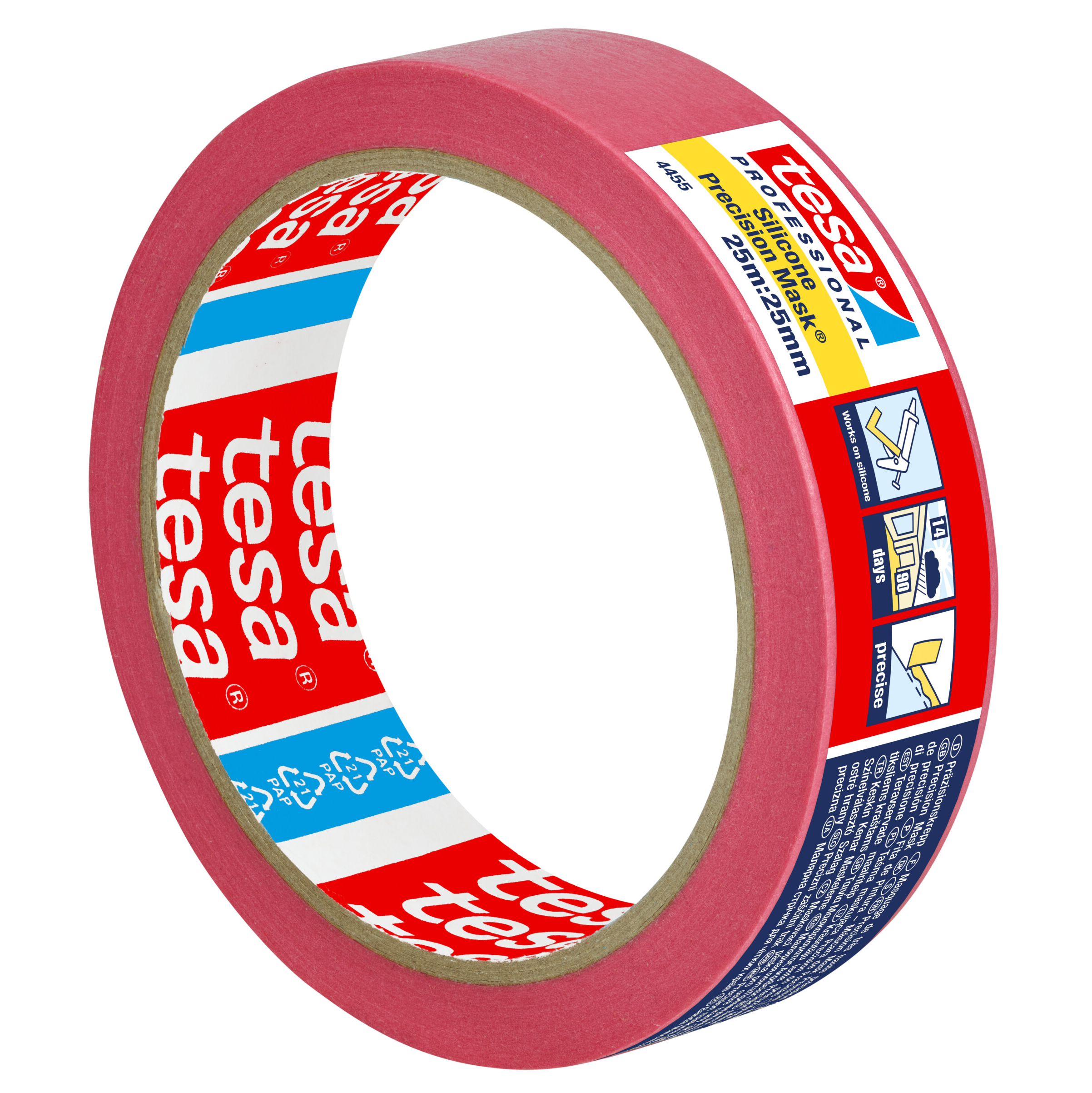 Taśma Malarska Silikonowa Maskująca Tesa Precision Mask 25 mm x 25 m
