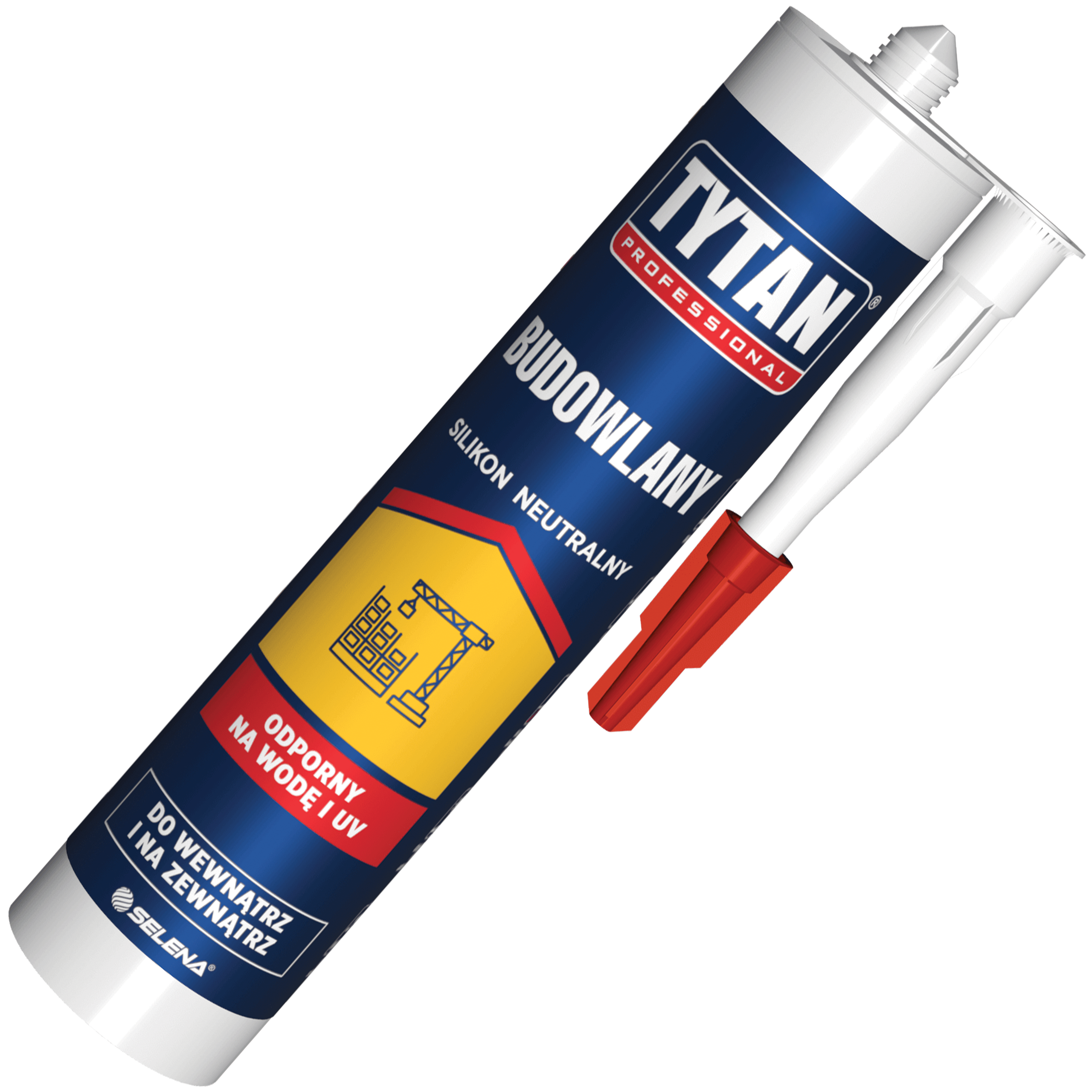 Silikon Budowlany Tytan Professional Uniwersalny Uszczelniacz Czarny 280ml