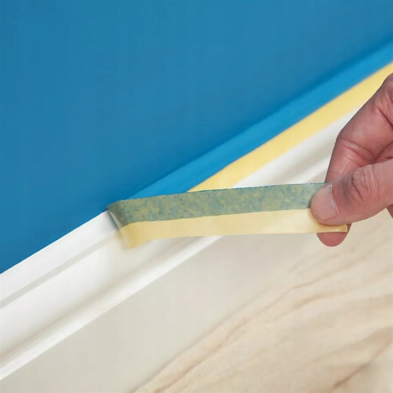 Taśma Malarska Papierowa Maskująca 30mm x 50m Uniwersalna Lakiernicza Żółta