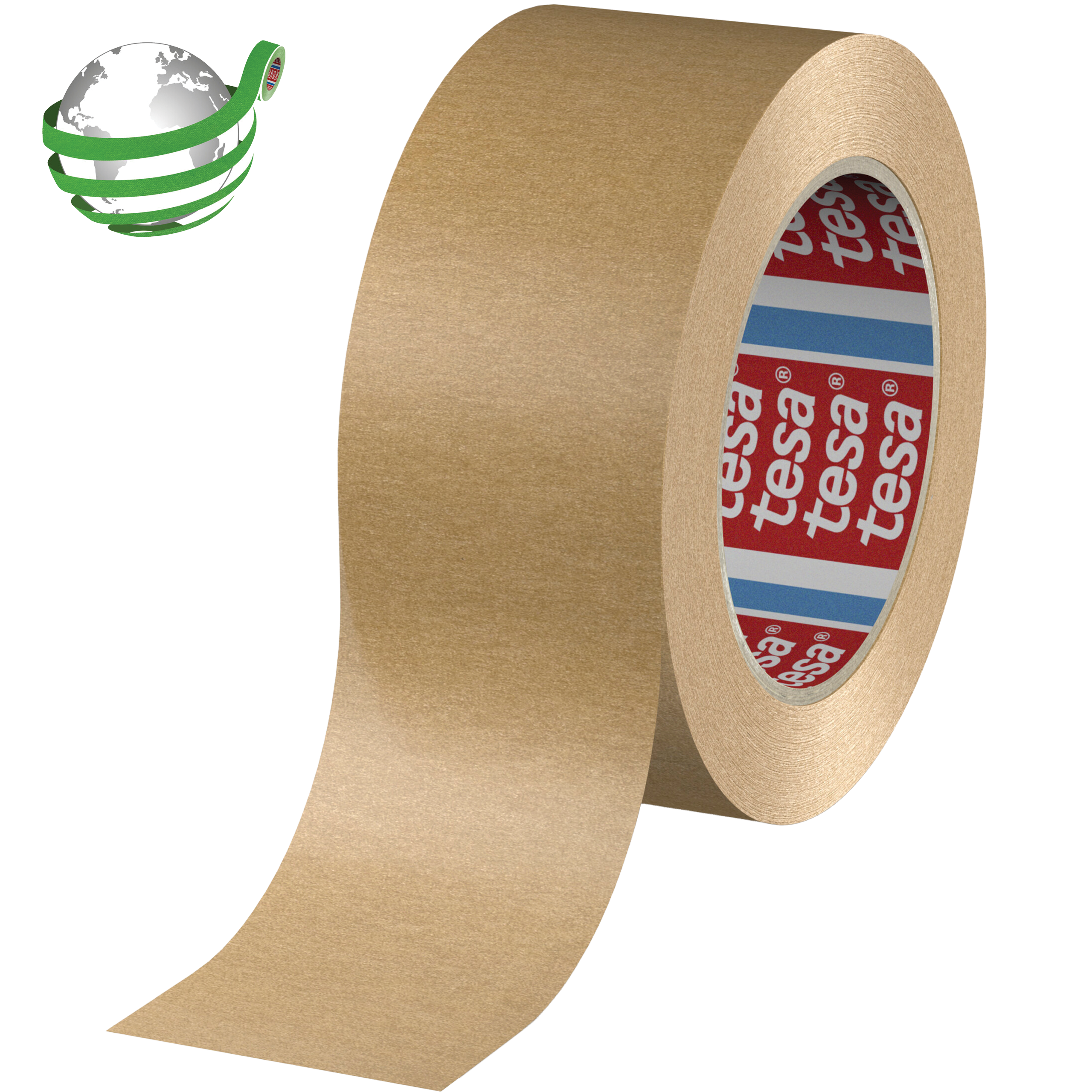 Taśma Klejąca Pakowa Papierowa Tesa Mocna Brązowa Do Pakowania 50mm x 50m